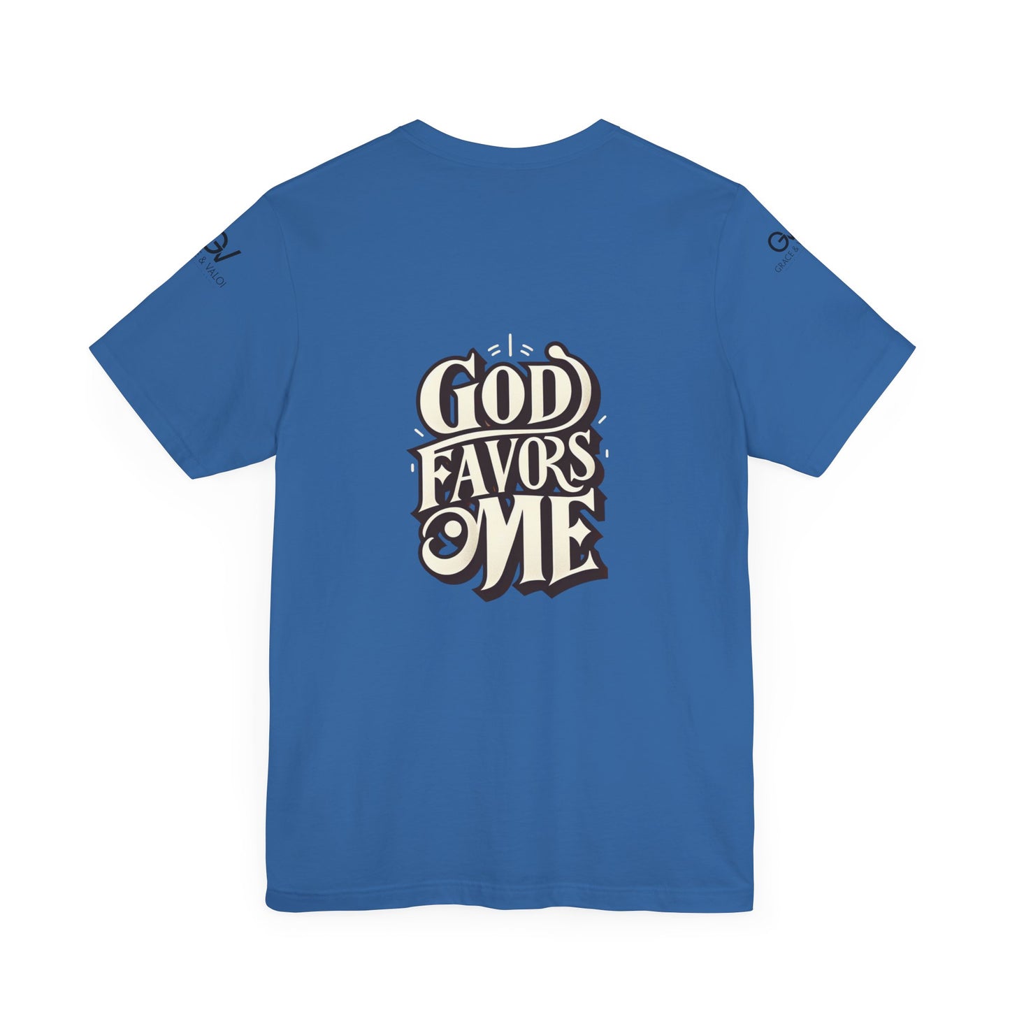 GV Black God Favors - Unisex Jersey Short Sleeve Tee