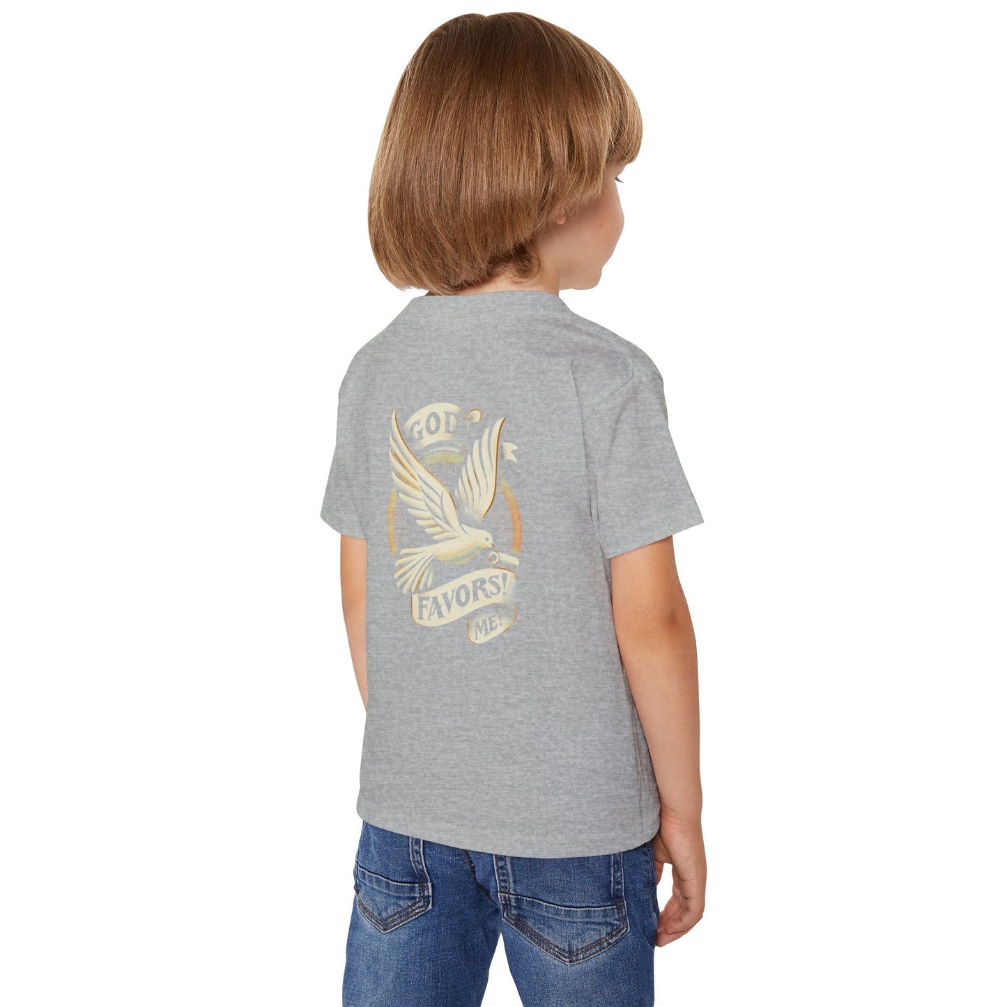 Grace & Valor Toddler T-Shirt - White Scripture Design