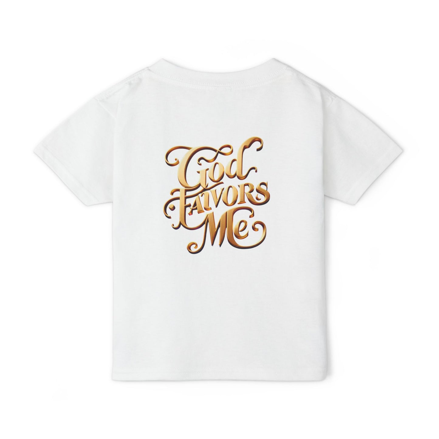 Grace & Valor Toddler T-Shirt - Gold Original Scripture Design