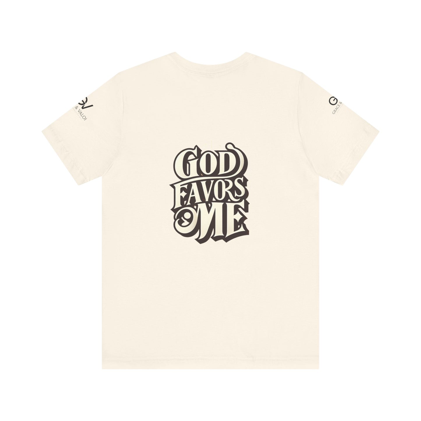 GV Black God Favors - Unisex Jersey Short Sleeve Tee