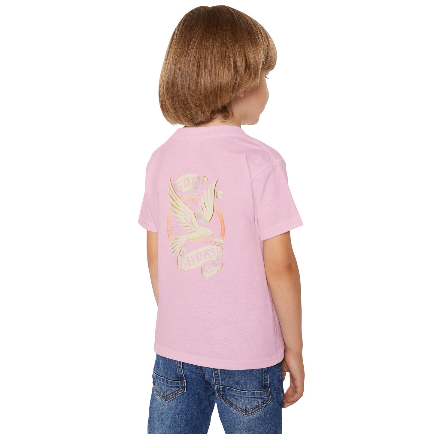 Grace & Valor Toddler T-Shirt - White Scripture Design