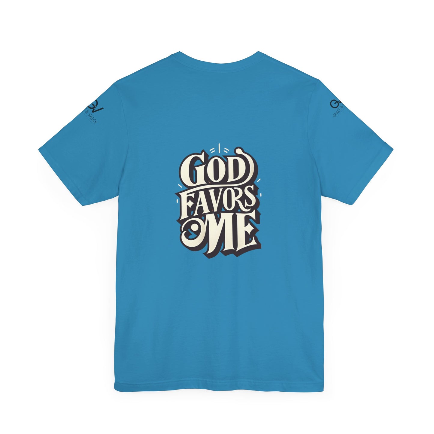 GV Black God Favors - Unisex Jersey Short Sleeve Tee