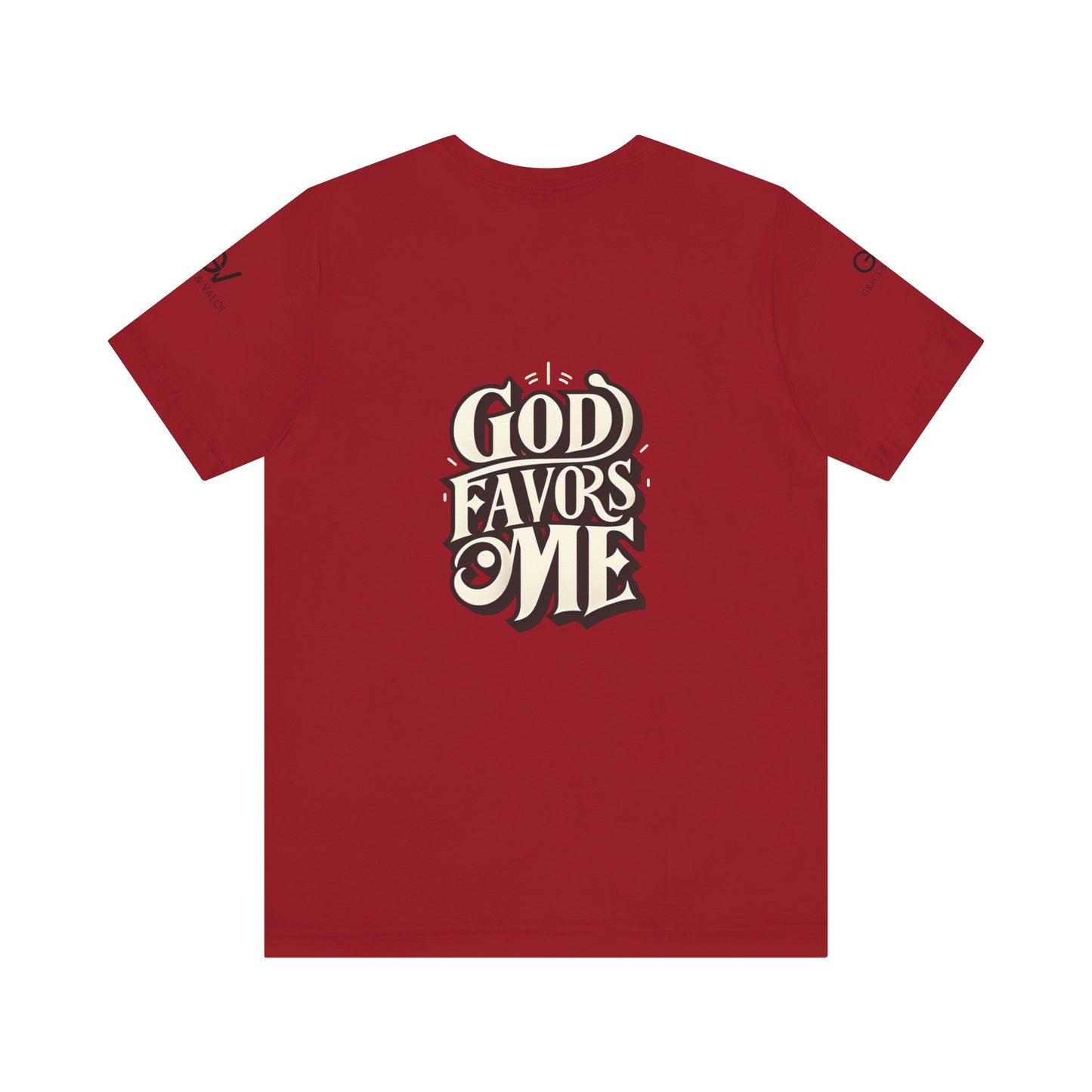 GV Black God Favors - Unisex Jersey Short Sleeve Tee