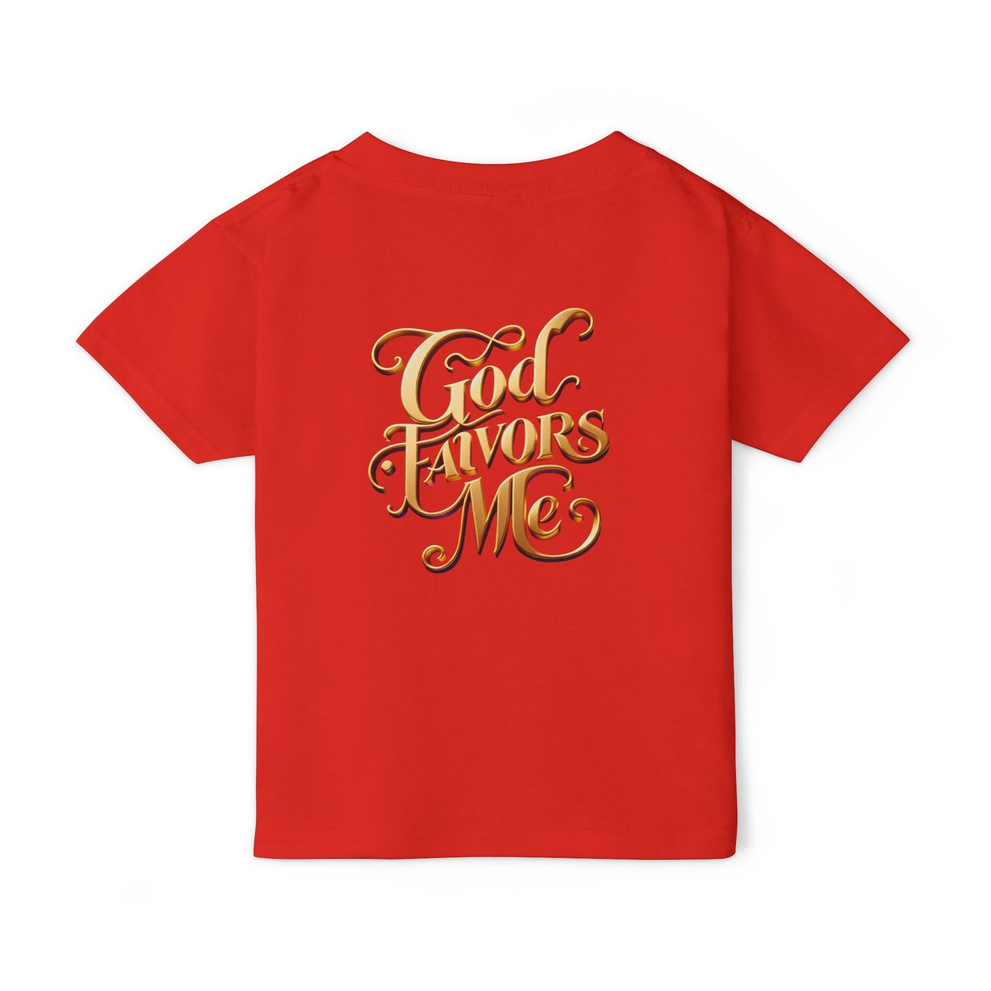 Grace & Valor Toddler T-Shirt - Gold Original Scripture Design