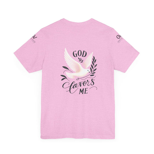 The Valor Collection - GV All Bold Black God Favors Me Tee