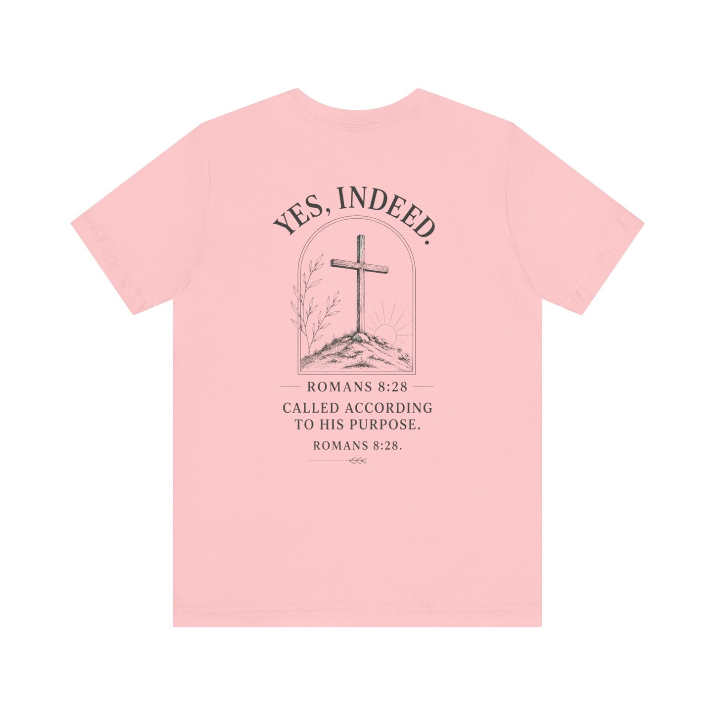 Unisex Jersey Short Sleeve Tee | gold monogram