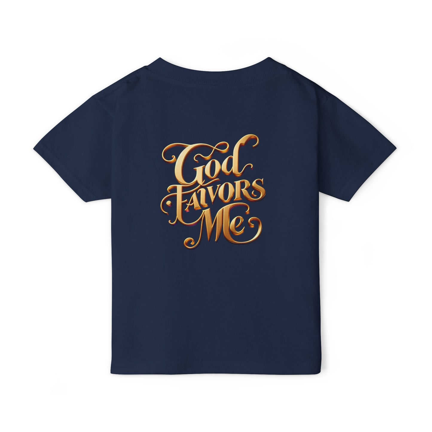 Grace & Valor Toddler T-Shirt - Gold Original Scripture Design