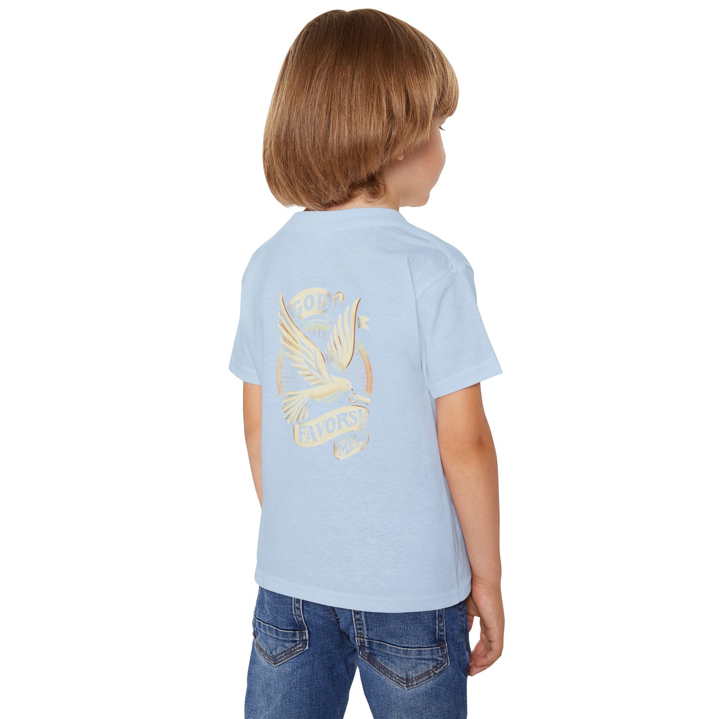 Grace & Valor Toddler T-Shirt - White Scripture Design