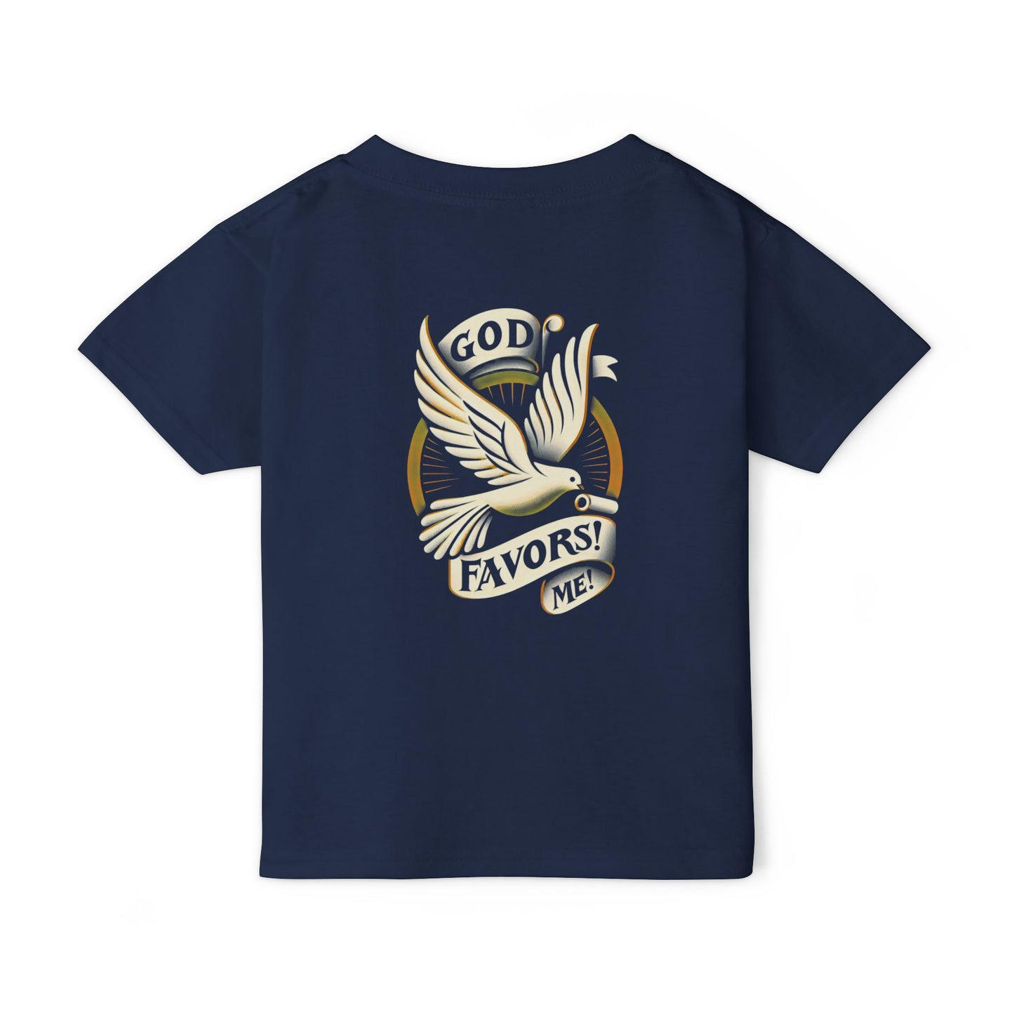 Grace & Valor Toddler T-Shirt - White Scripture Design