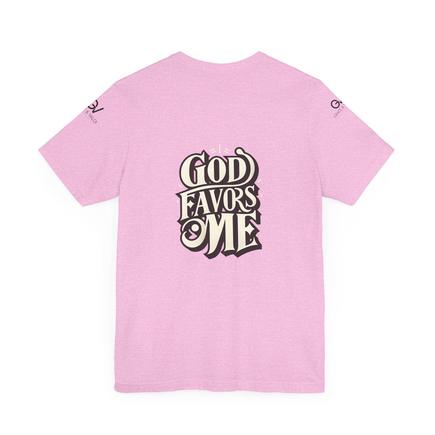 The Grace Collection - Bold Black/ God Favors Me Tee (Unisex)