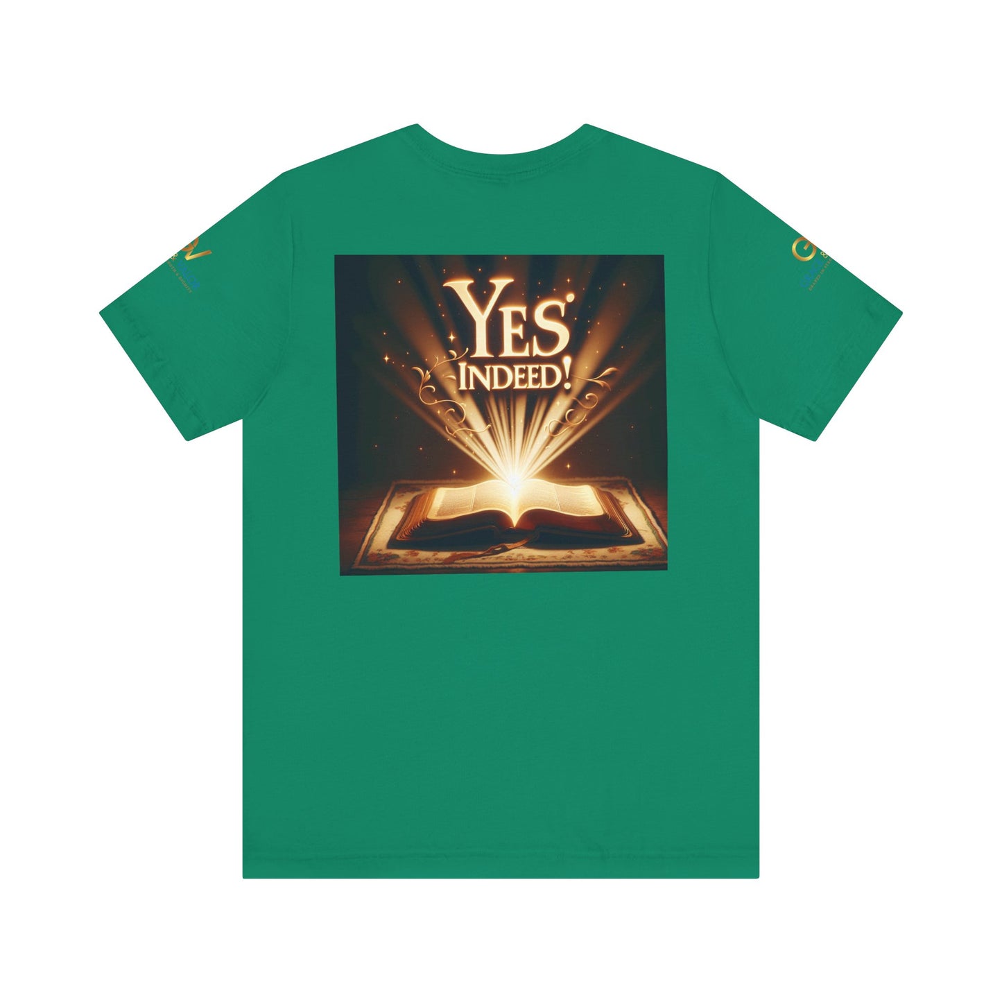 GV Original Bible back - Grace & Valor Unisex Jersey Short Sleeve Tee - Strength & Dignity Apparel
