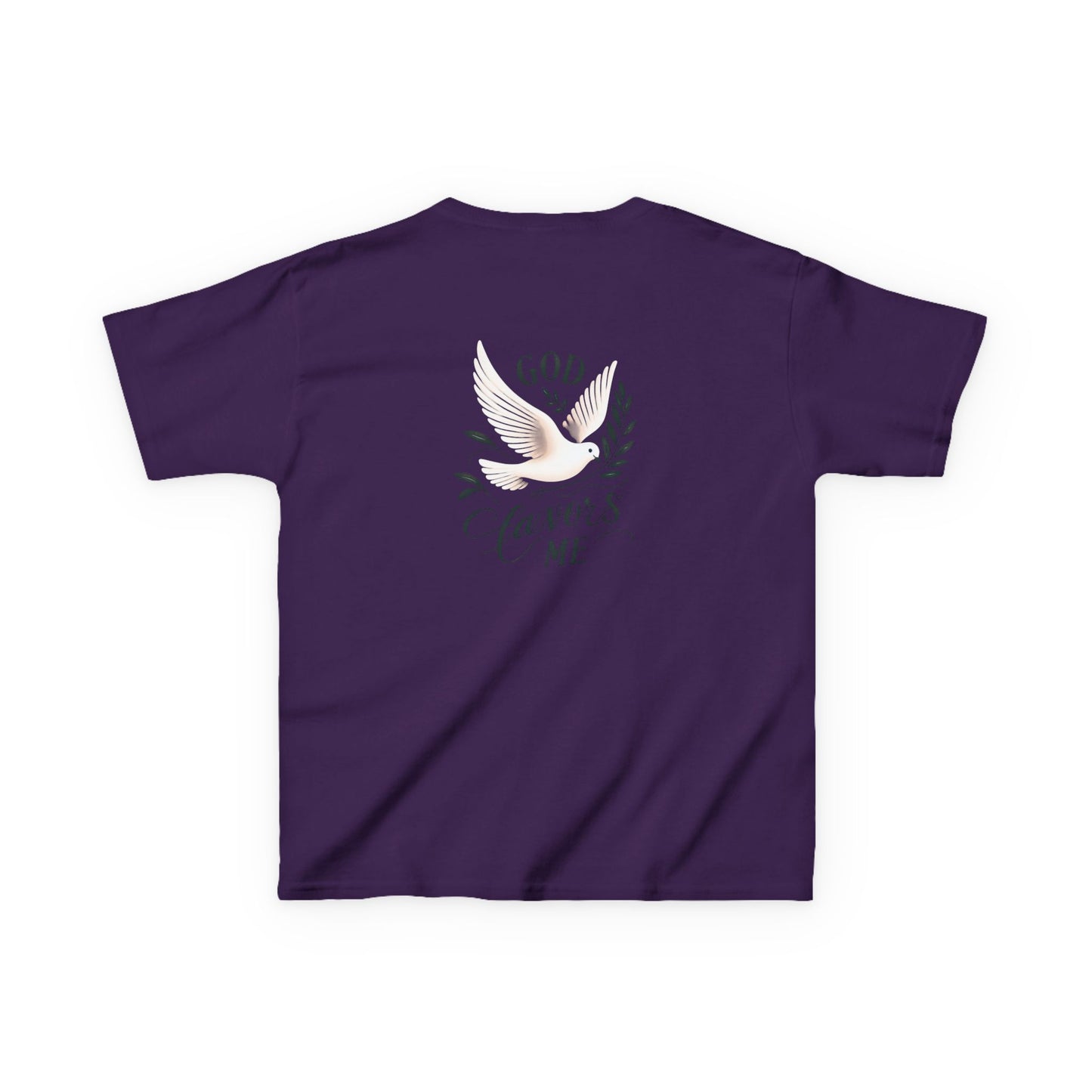 Kids Grace & Valor Tee Black font total - God Favors Me Floral Design - Stylish Cotton Shirt
