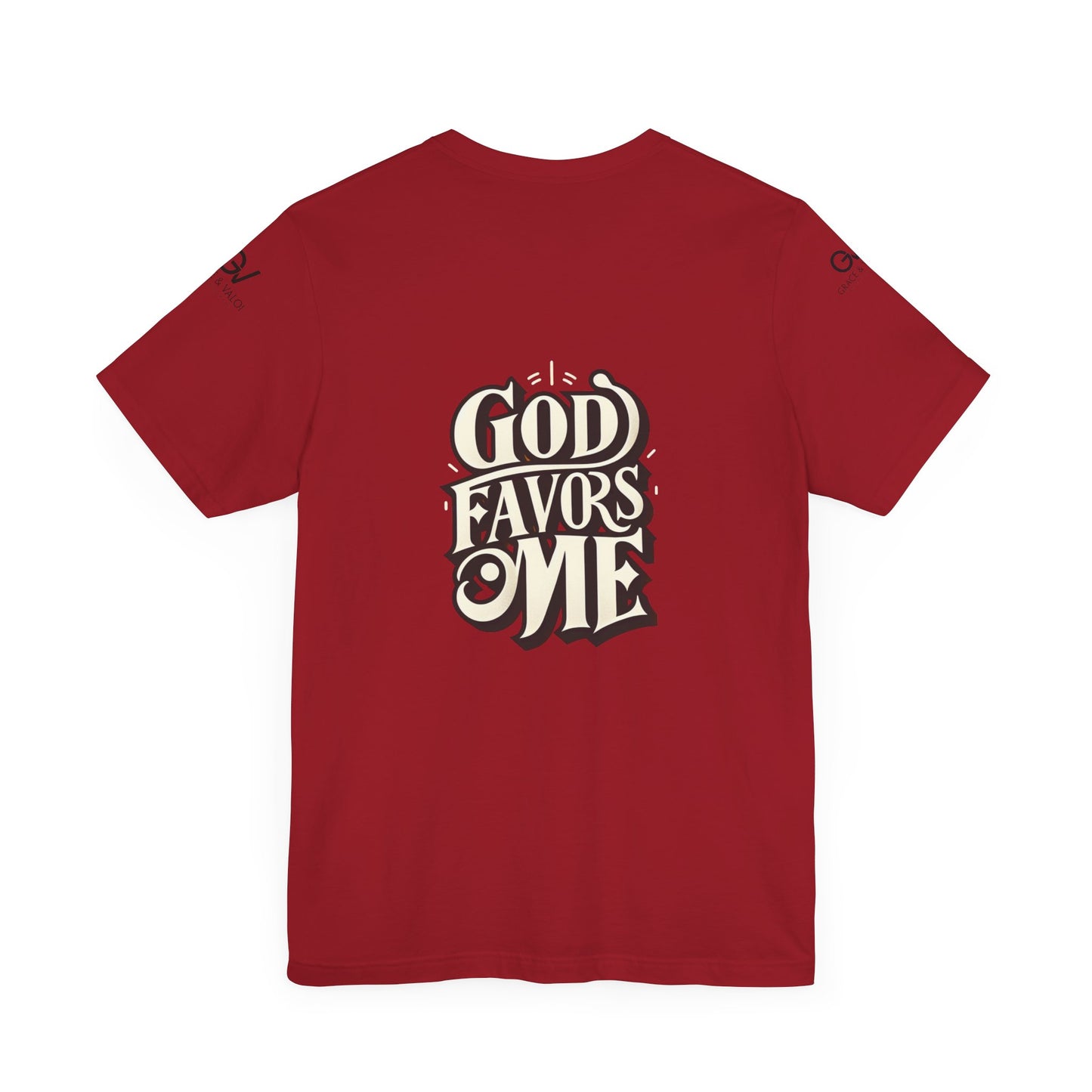 GV Black God Favors - Unisex Jersey Short Sleeve Tee