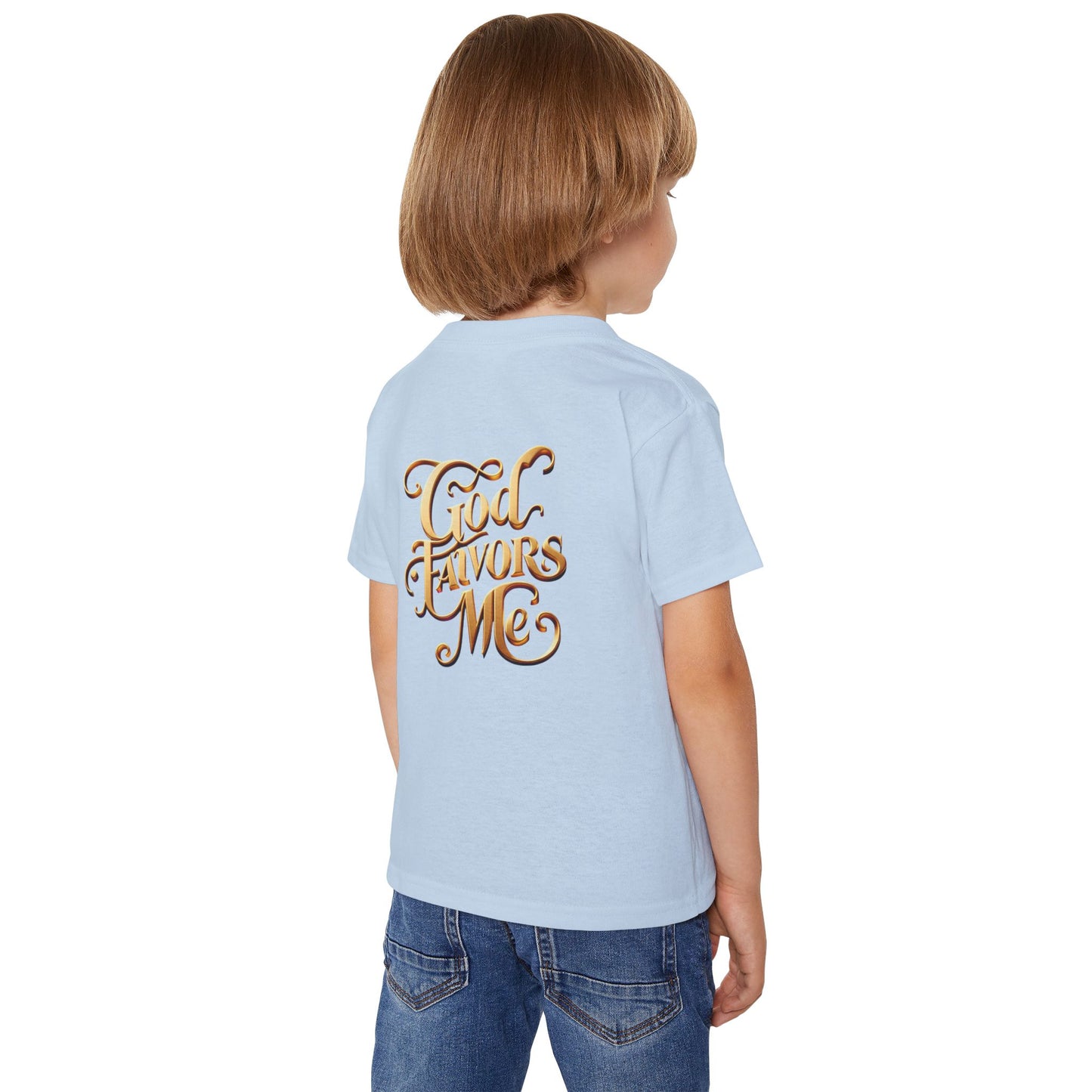 Grace & Valor Toddler T-Shirt - Gold Original Scripture Design