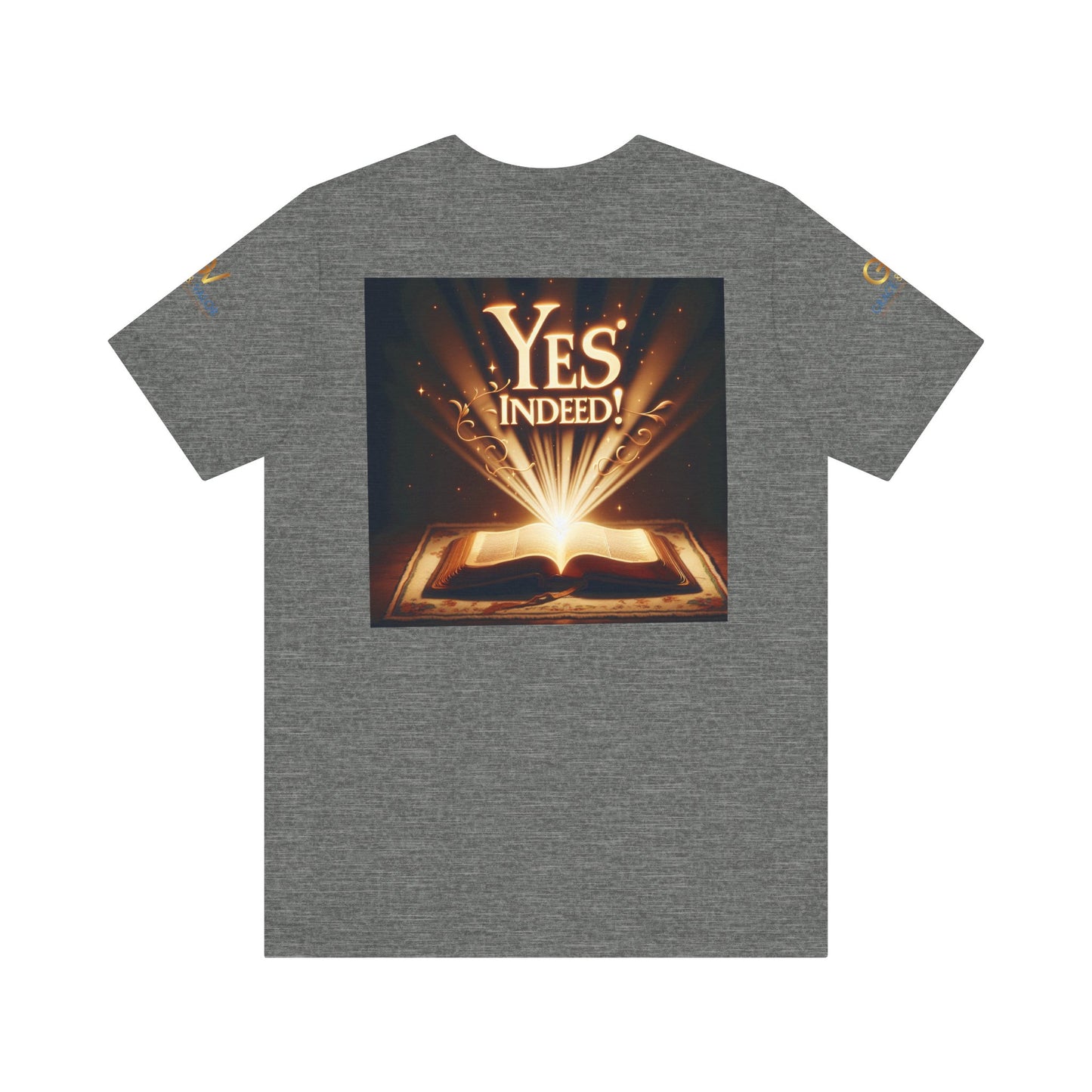 GV Original Bible back - Grace & Valor Unisex Jersey Short Sleeve Tee - Strength & Dignity Apparel