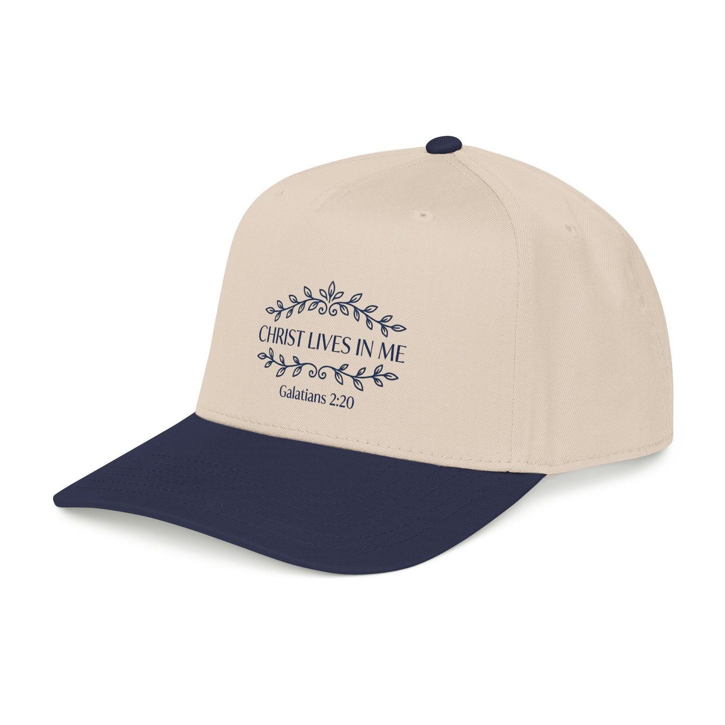 Christ Lives in Me Christian Baseball Cap – Galatians 2:20 Scripture Hat for Men and Women | Faith-Based Religious Gift | Inspirational Bible Verse Adjustable Cap