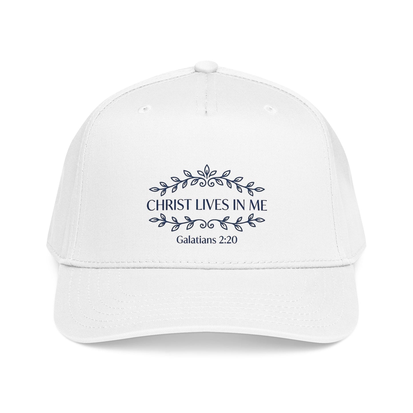 Christ Lives in Me Christian Baseball Cap – Galatians 2:20 Scripture Hat for Men and Women | Faith-Based Religious Gift | Inspirational Bible Verse Adjustable Cap