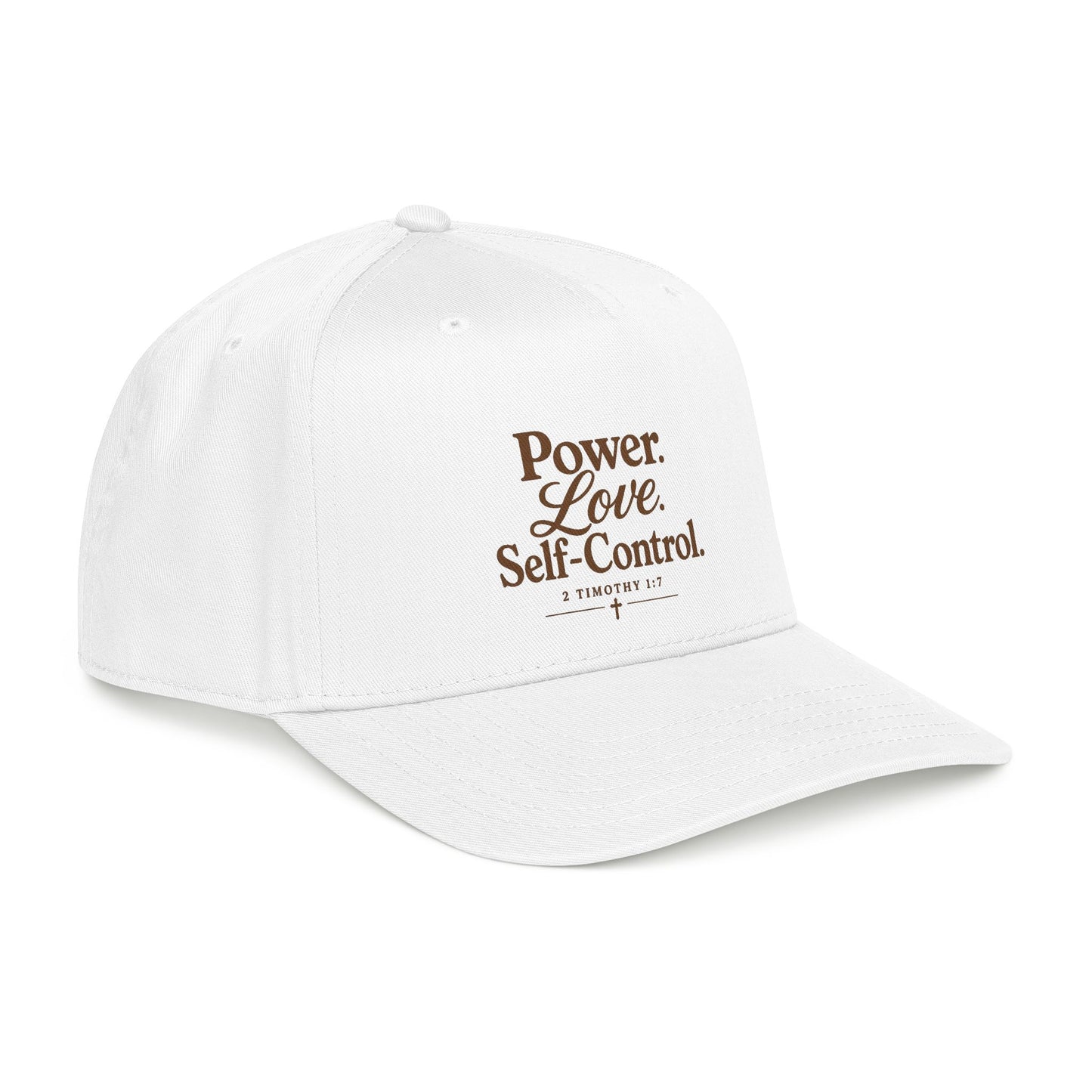 Power Love Self-Control Christian Cap | 2 Timothy 1:7 Bible Verse Snapback Hat | Faith-Based Baseball Cap for Men & Women | Christian Gift