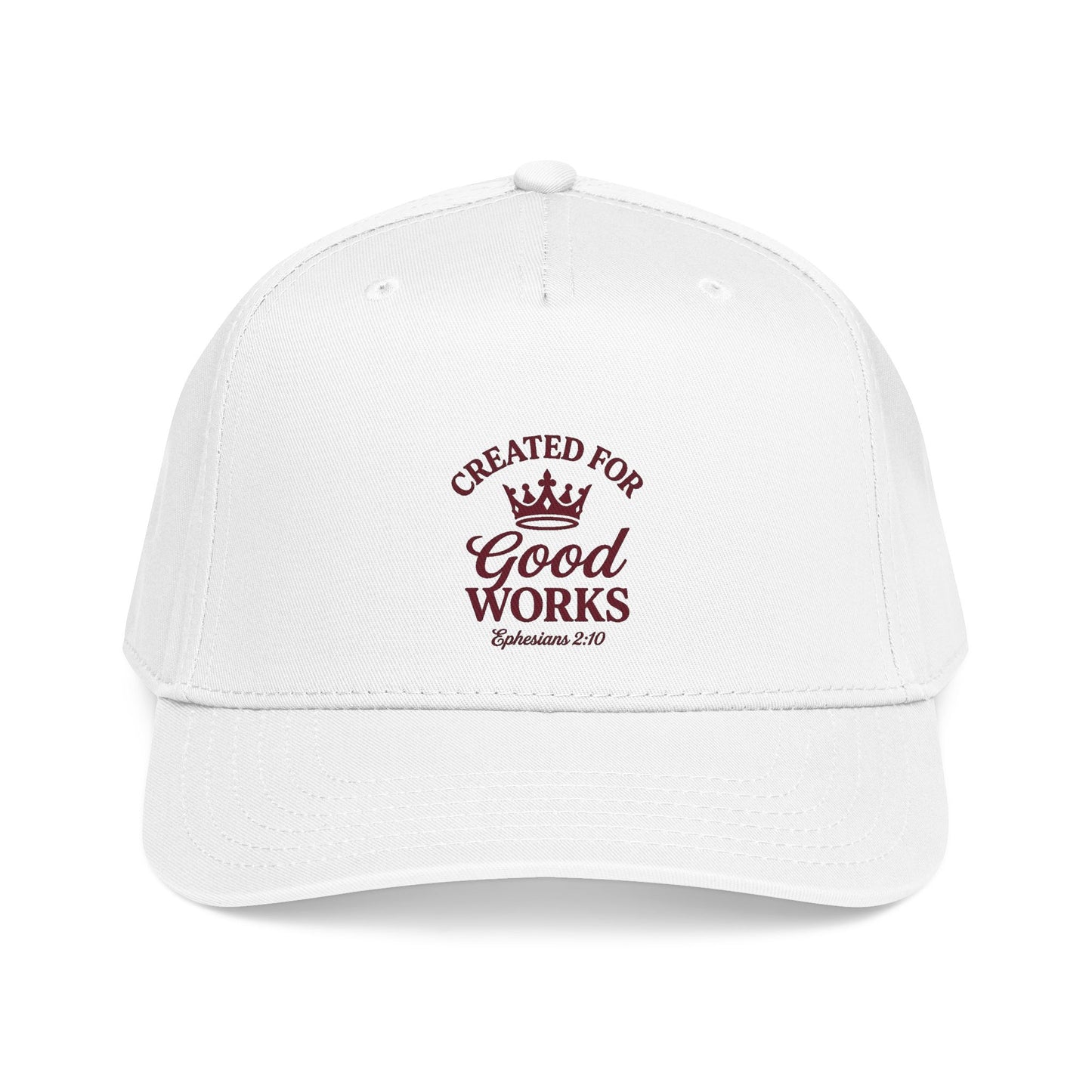 Created for Good Works Christian Cap Ephesians 2:10 Bible Verse Snapback Hat Faith Based Baseball Cap for Men Women Christian Gift