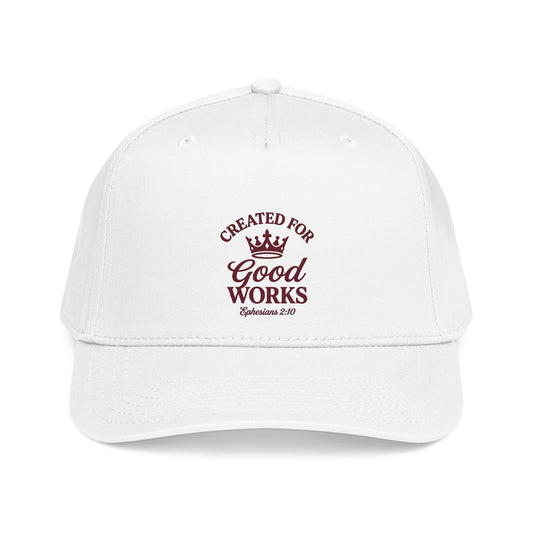 Created for Good Works Christian Cap Ephesians 2:10 Bible Verse Snapback Hat Faith Based Baseball Cap for Men Women Christian Gift