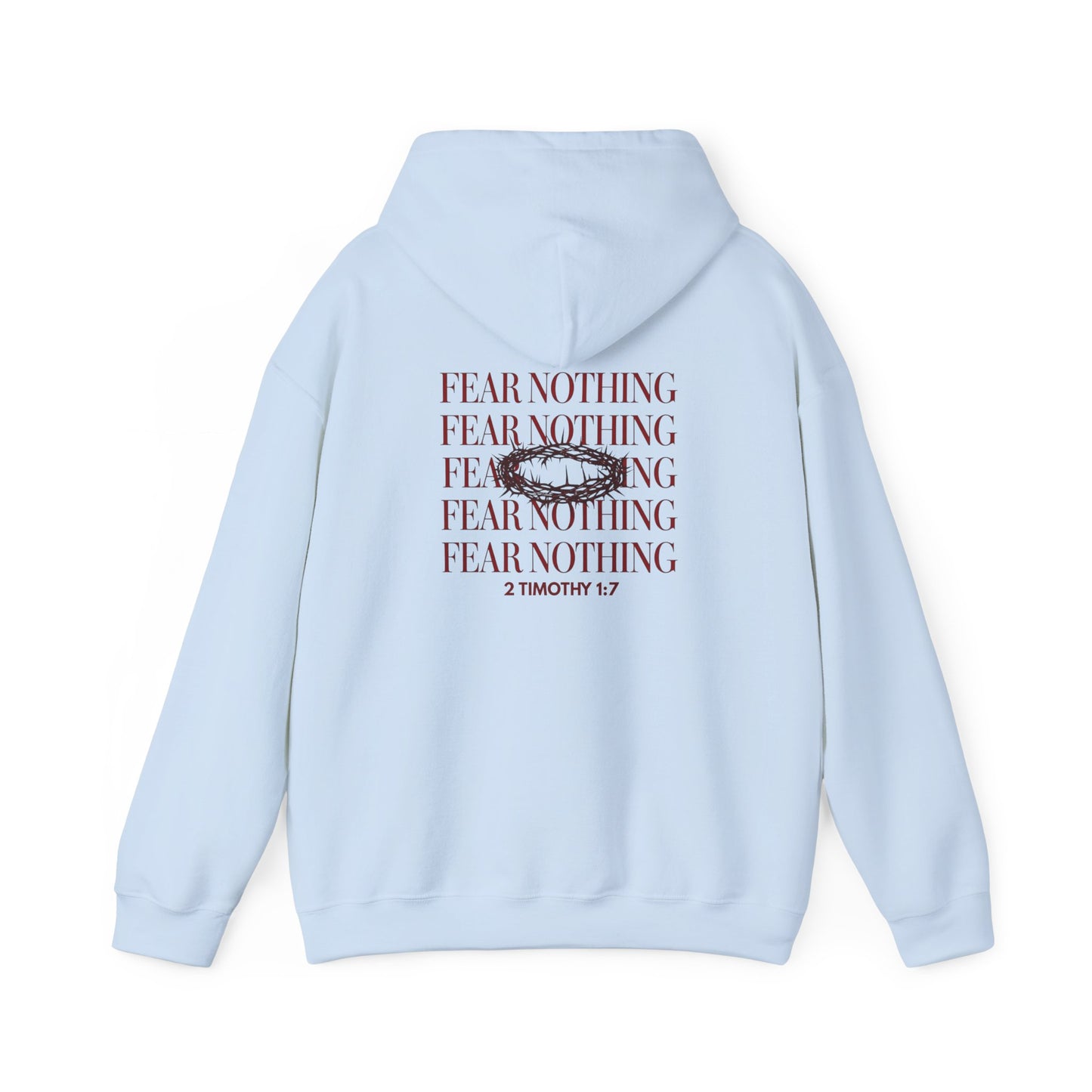 Fear Nothing Unisex Christian Hoodie | GV Gold Monogram Collection Faith Streetwear Apparel