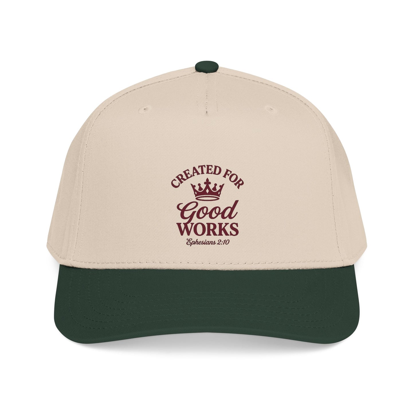 Created for Good Works Christian Cap Ephesians 2:10 Bible Verse Snapback Hat Faith Based Baseball Cap for Men Women Christian Gift
