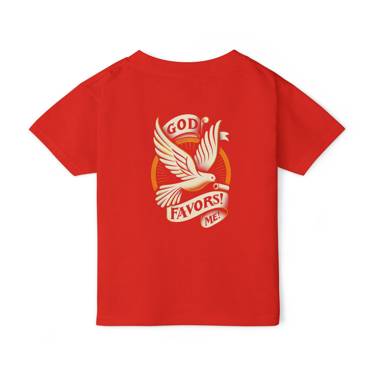 Grace & Valor Toddler T-Shirt - White Scripture Design