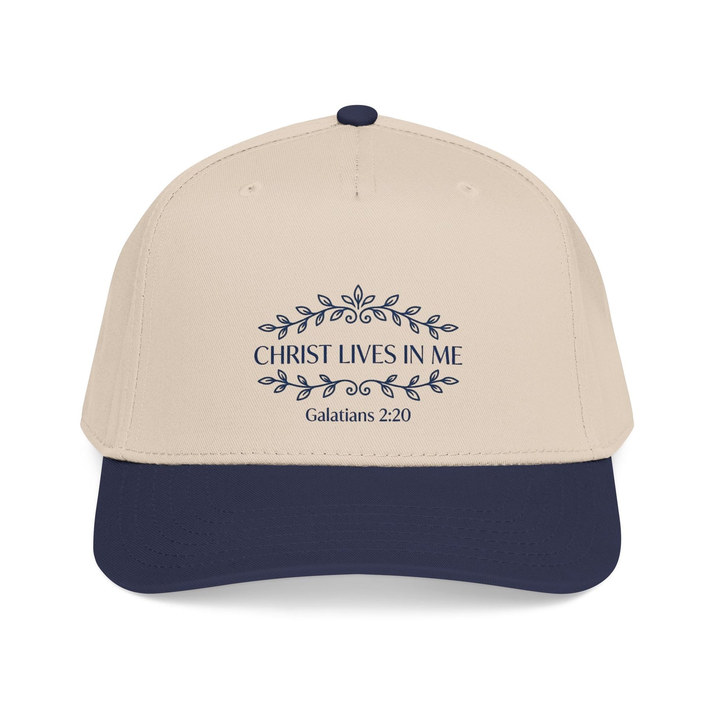 Christ Lives in Me Christian Baseball Cap – Galatians 2:20 Scripture Hat for Men and Women | Faith-Based Religious Gift | Inspirational Bible Verse Adjustable Cap