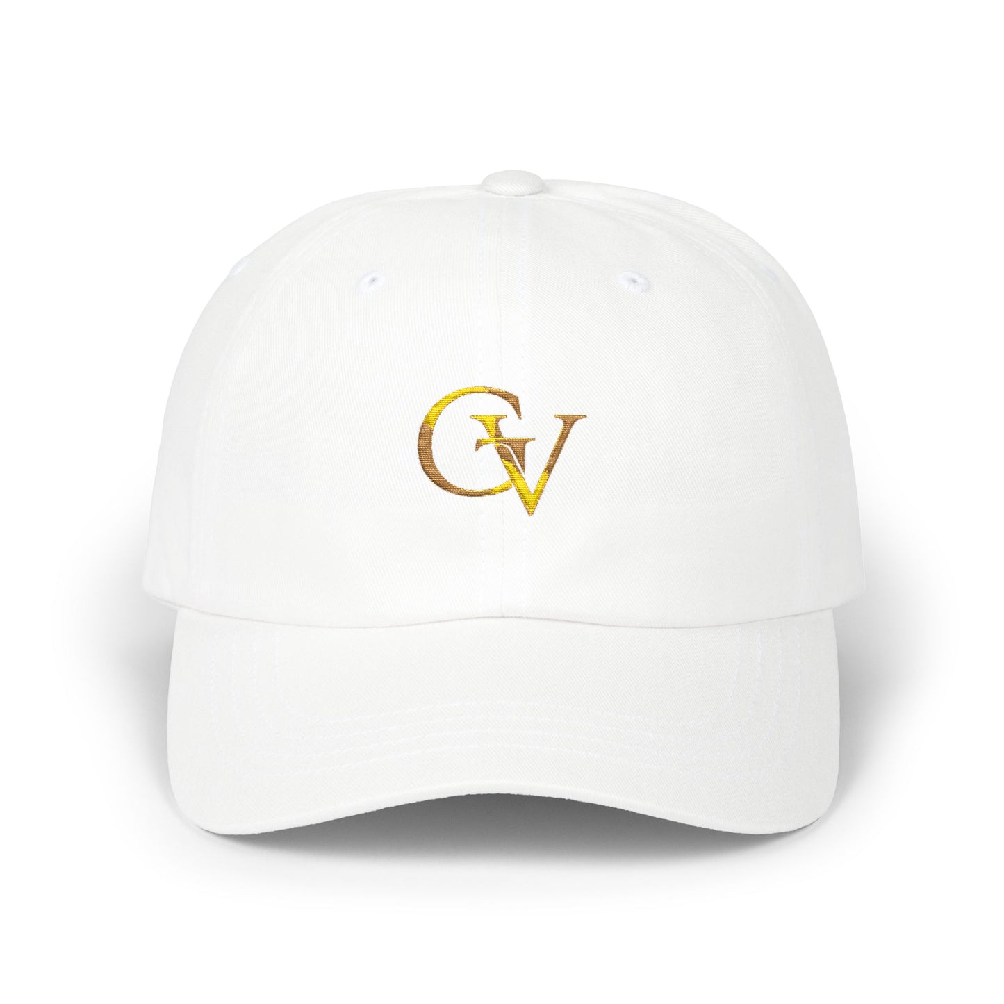 GV Gold Monogram Christian Dad Cap | Grace and Valor Collection