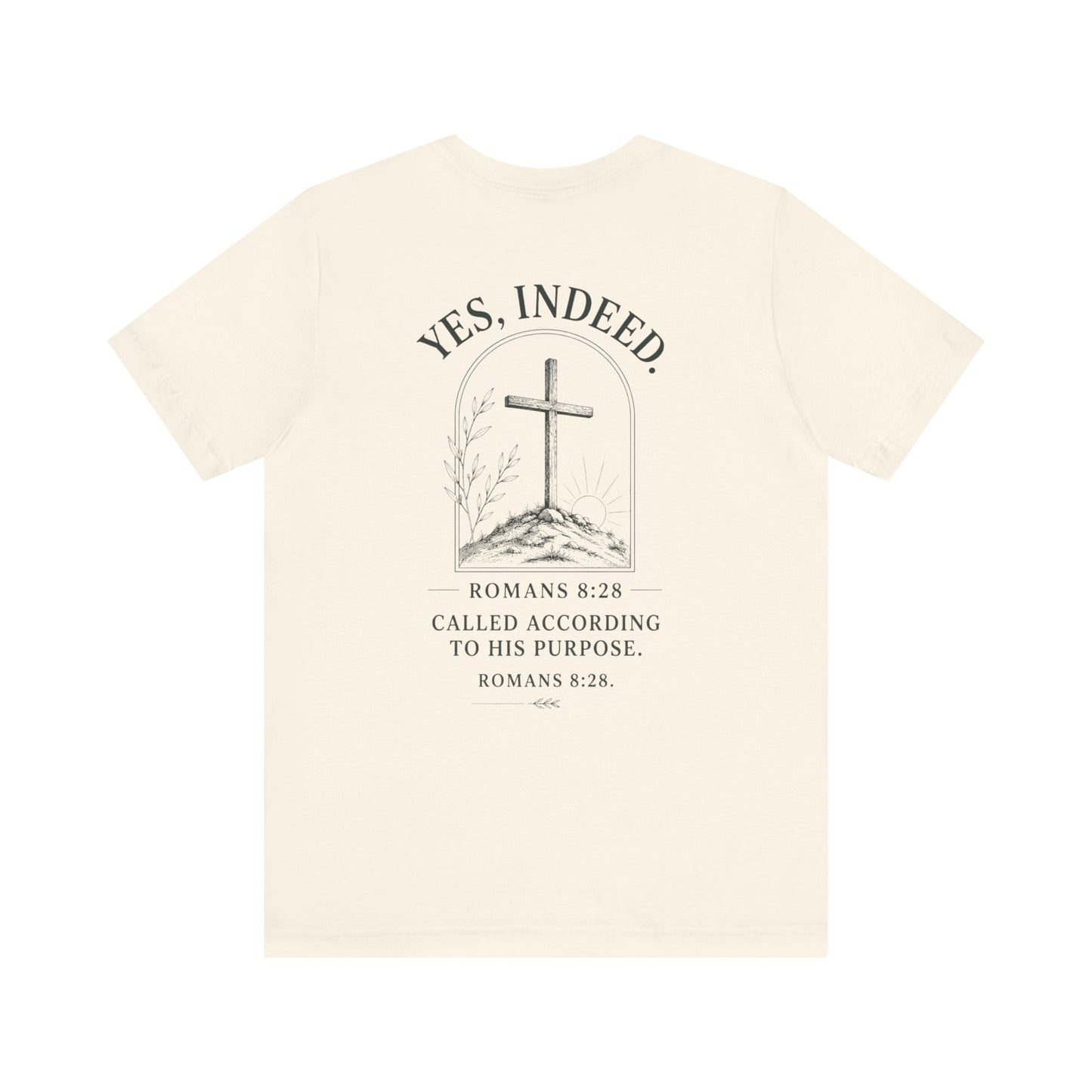 Unisex Jersey Short Sleeve Tee | gold monogram