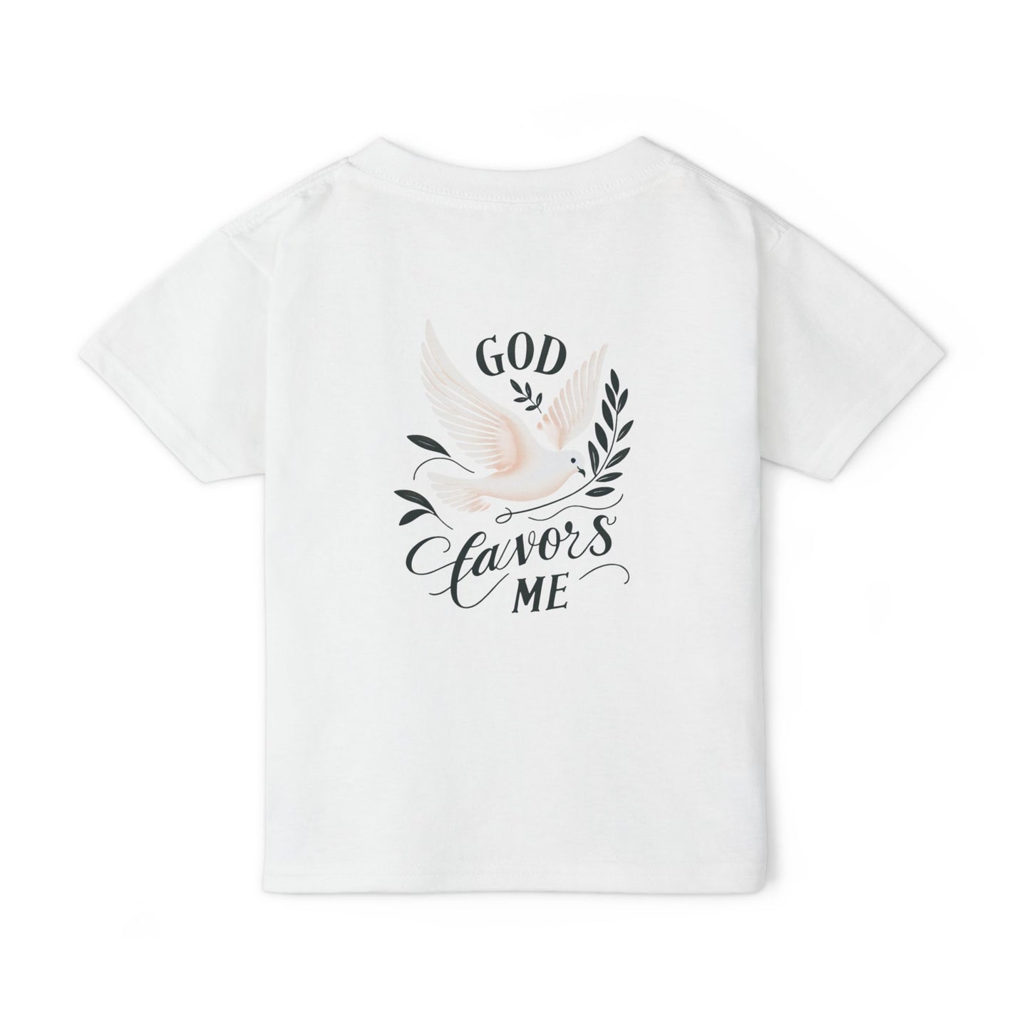 Grace & Valor Toddler T-Shirt - Black Scripture Design