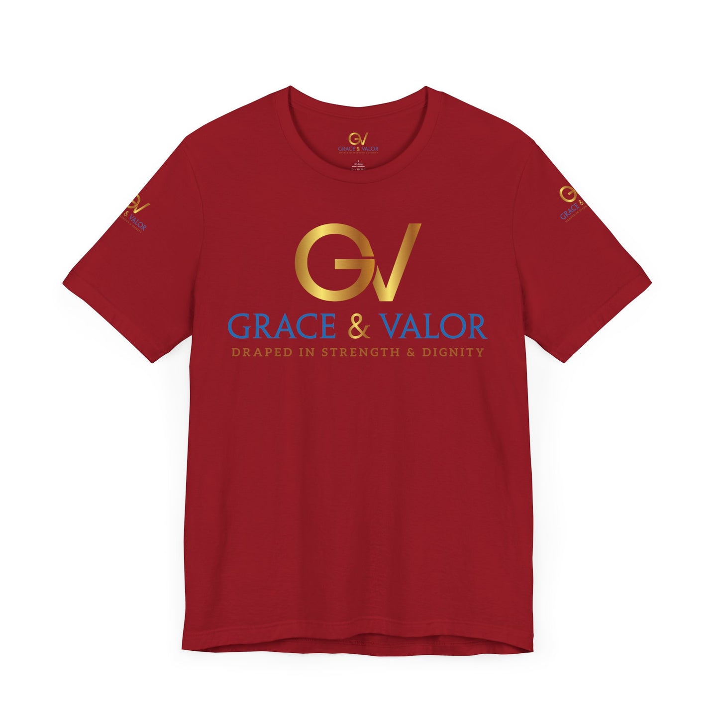 GV Original God Favors - Grace & Valor Unisex Jersey Short Sleeve Tee - Strength & Dignity Apparel