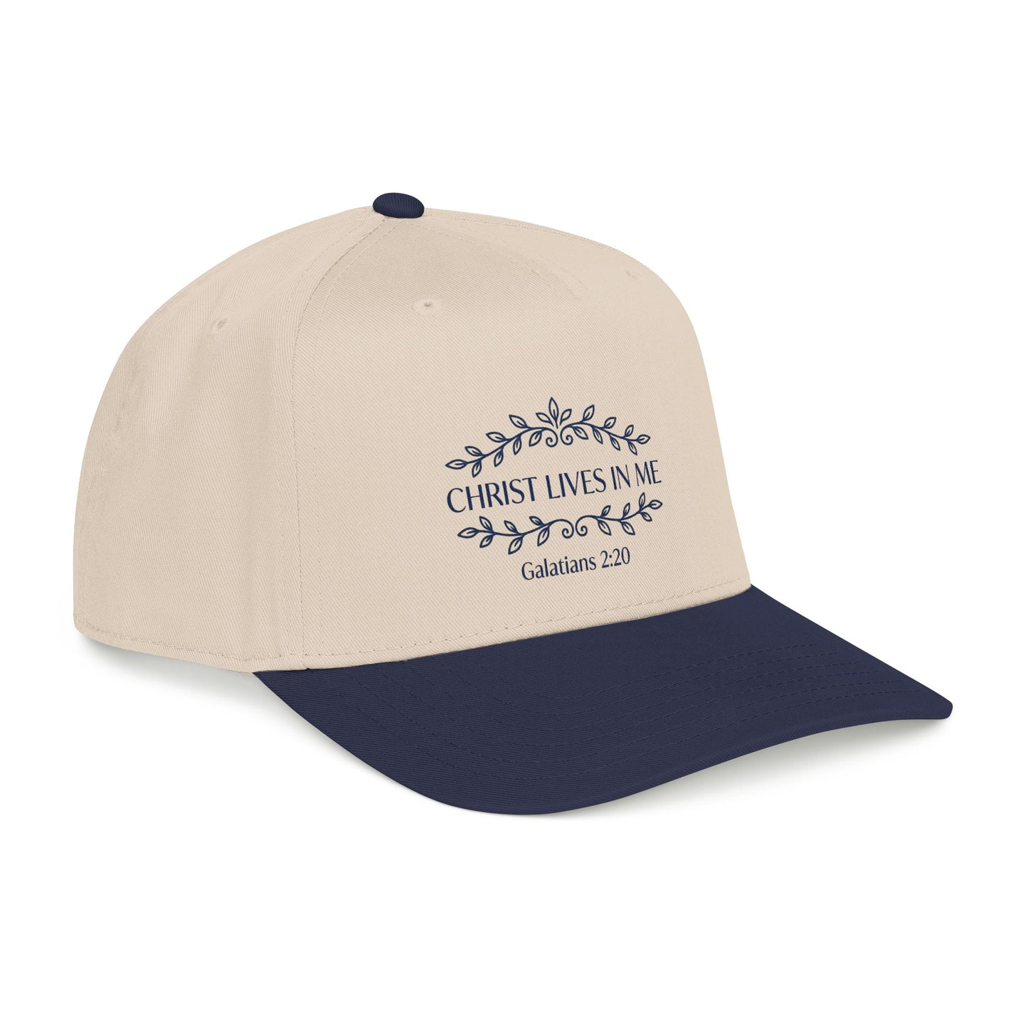 Christ Lives in Me Christian Baseball Cap – Galatians 2:20 Scripture Hat for Men and Women | Faith-Based Religious Gift | Inspirational Bible Verse Adjustable Cap