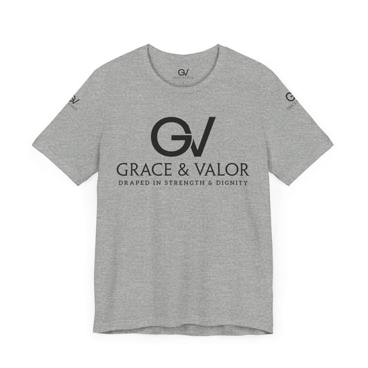 The Grace Collection - Bold Black/ God Favors Me Tee (Unisex)