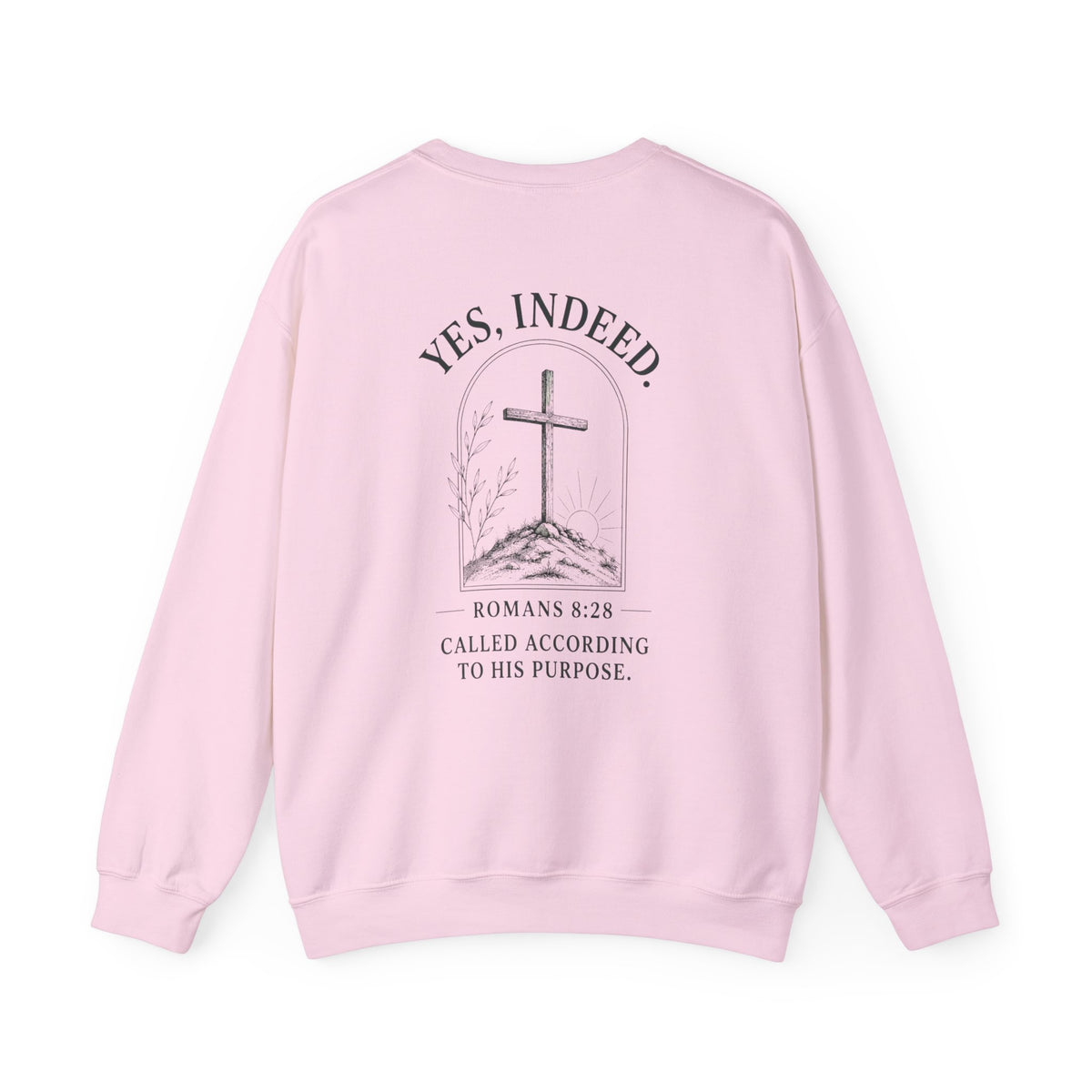Unisex Heavy Blend Christian Crewneck Sweatshirt | Faith Pullover Jesus Is King Streetwear | Inspirational Bible Verse Christian Apparel | Cozy Everyday Sweatshirt