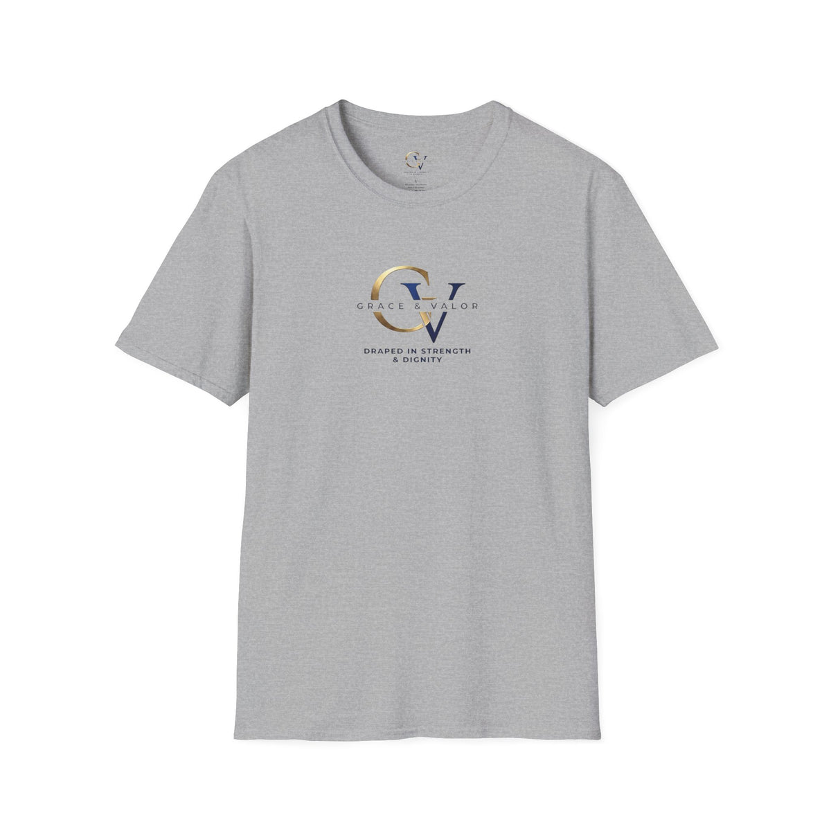 Fear Nothing Unisex Christian T-Shirt | Grace and Valor Signature Collection Faith Over Fear Joshua 1:9 Bible Verse Streetwear Apparel