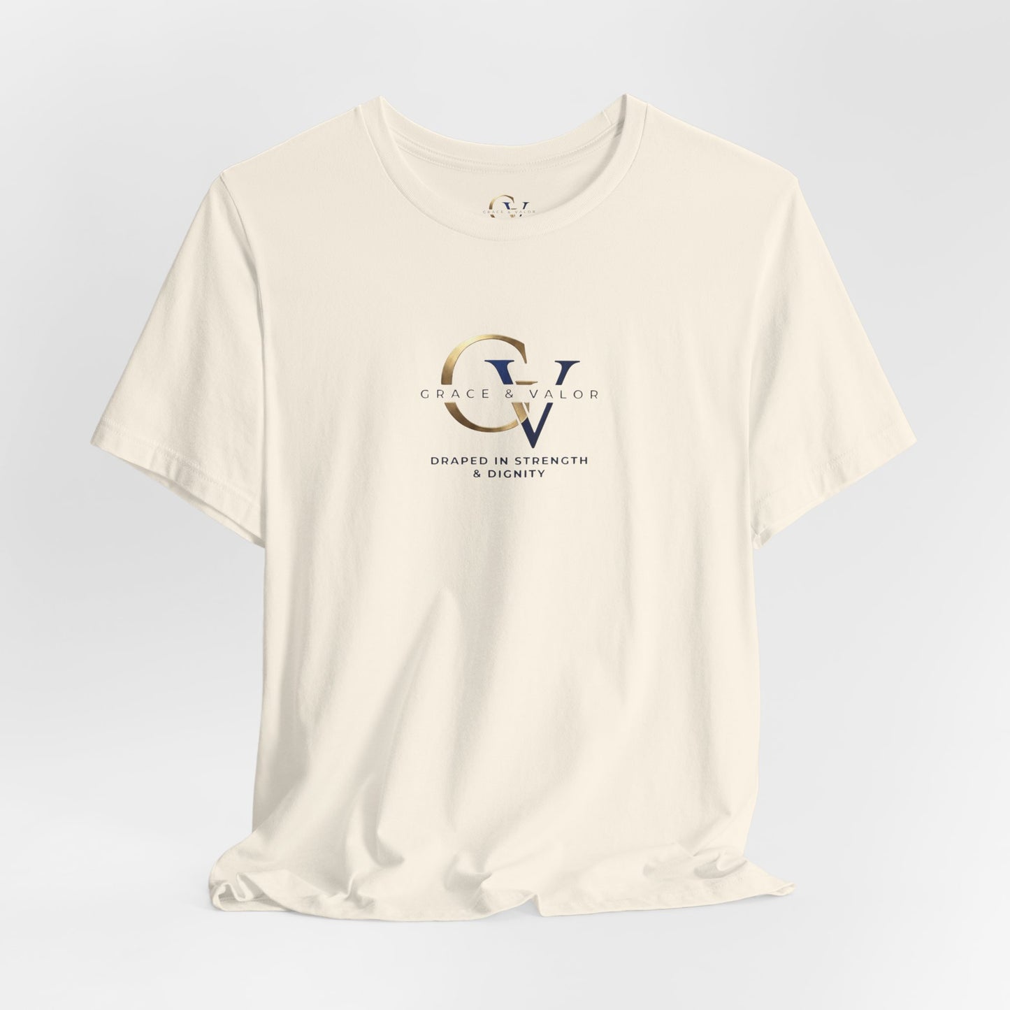 The Lord Is My Strength and Shield Shirt Psalm 28:7 | Christian Faith Tee | Grace and Valor | Unisex Bible Verse Shirt Inspirational Gift