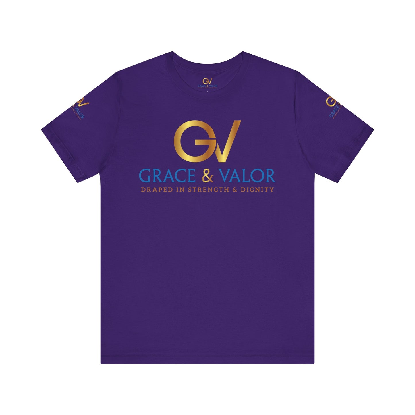 GV Original- Grace & Valor Unisex Jersey Short Sleeve Tee - Strength & Dignity Apparel