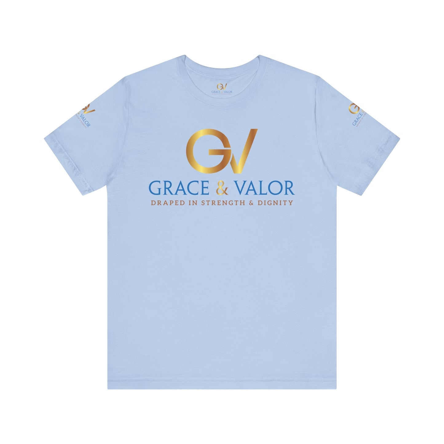 GV Original- Grace & Valor Unisex Jersey Short Sleeve Tee - Strength & Dignity Apparel