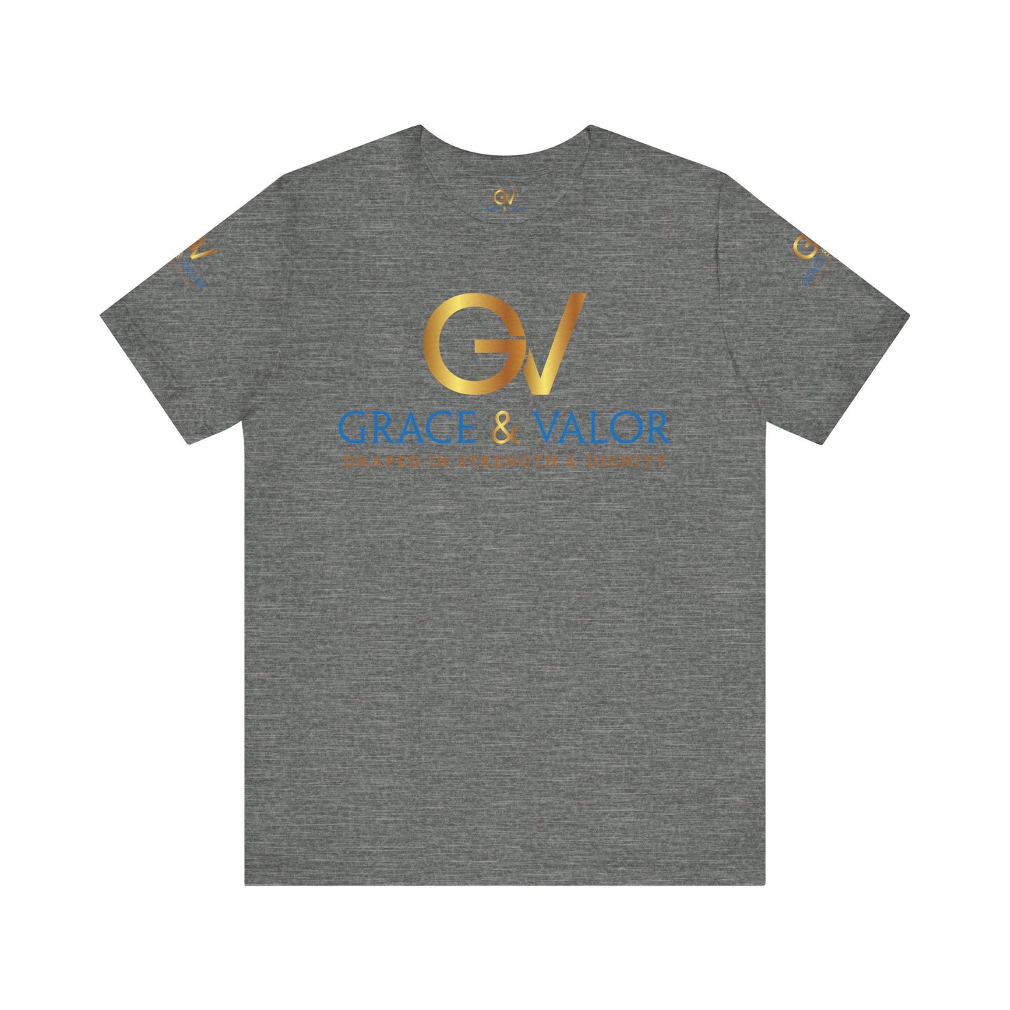 GV Original- Grace & Valor Unisex Jersey Short Sleeve Tee - Strength & Dignity Apparel