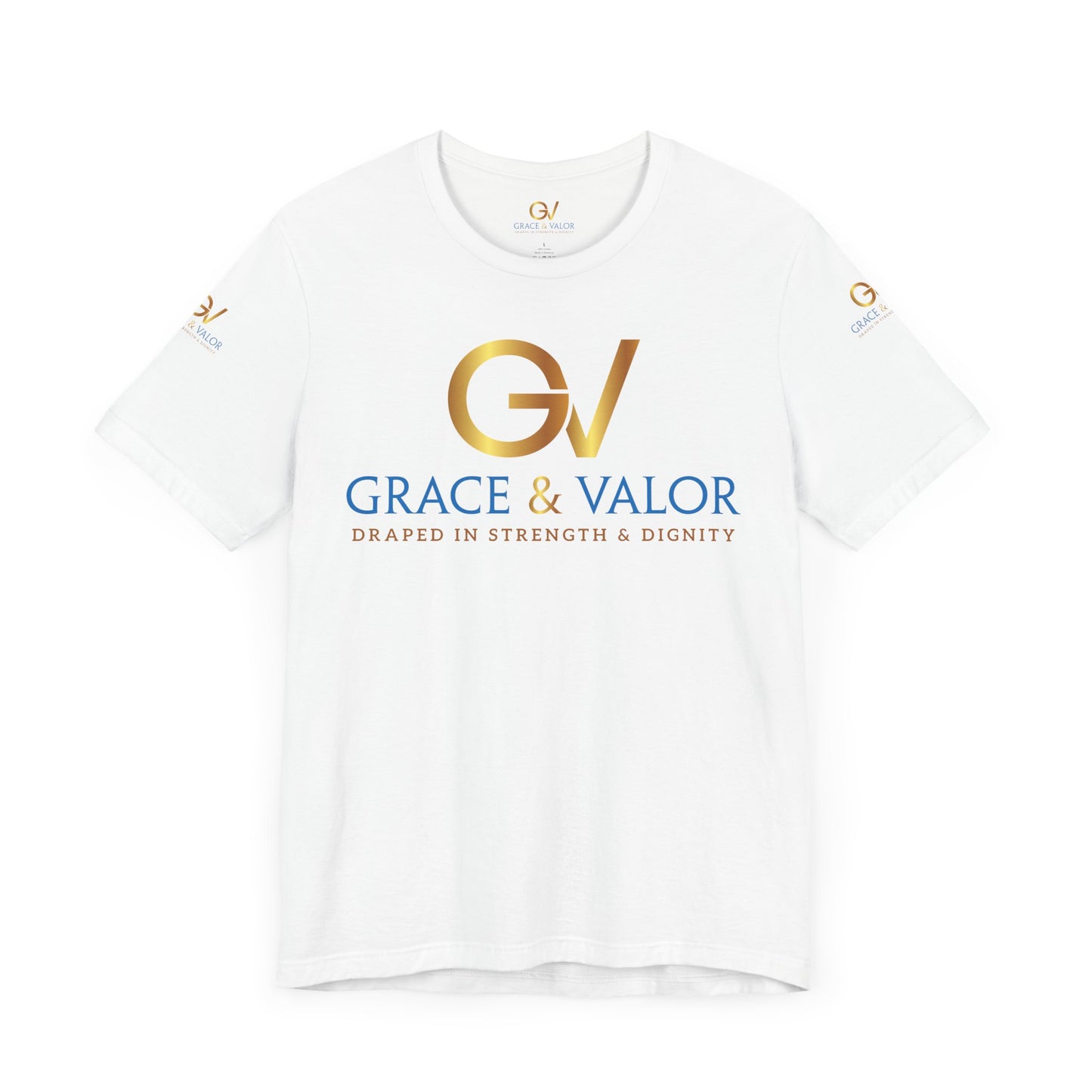 GV Original God Favors - Grace & Valor Unisex Jersey Short Sleeve Tee - Strength & Dignity Apparel