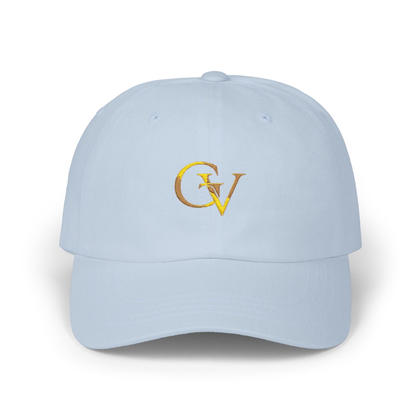 GV Gold Monogram Christian Dad Cap | Grace and Valor Collection