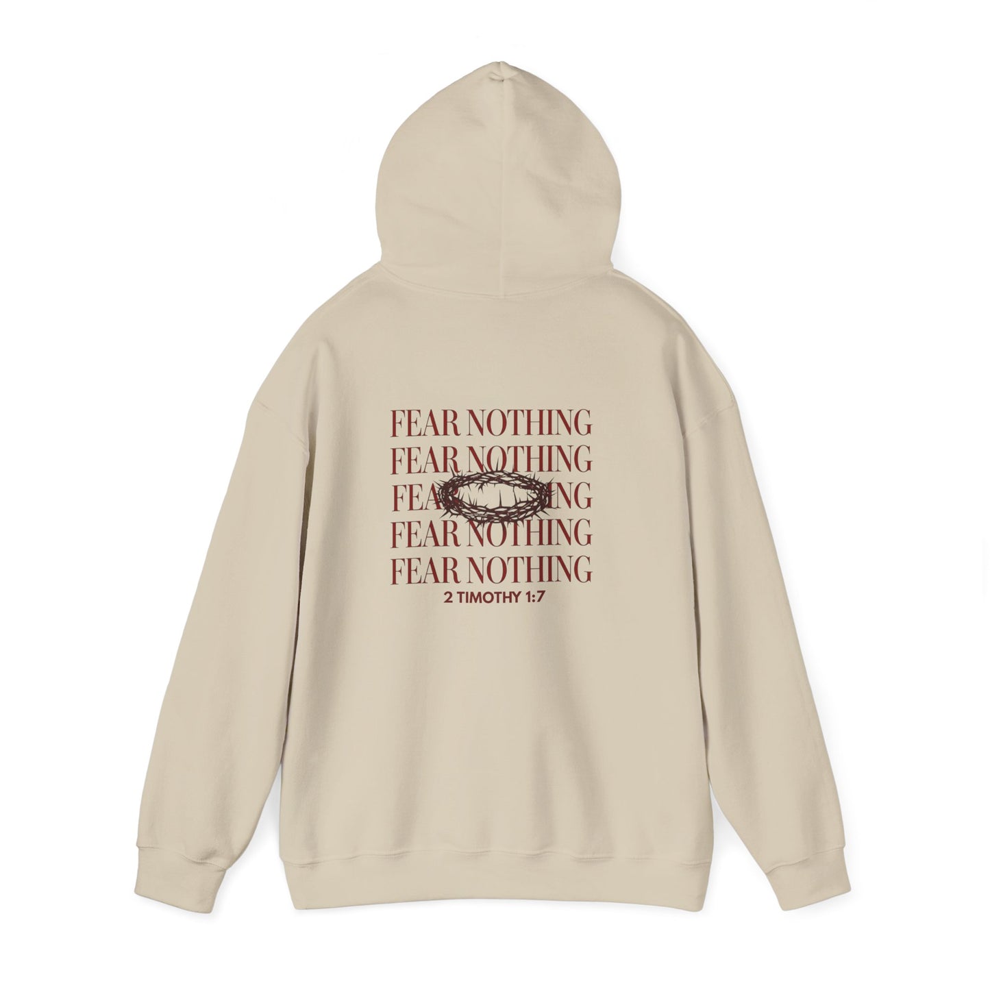 Fear Nothing Unisex Christian Hoodie | GV Gold Monogram Collection Faith Streetwear Apparel