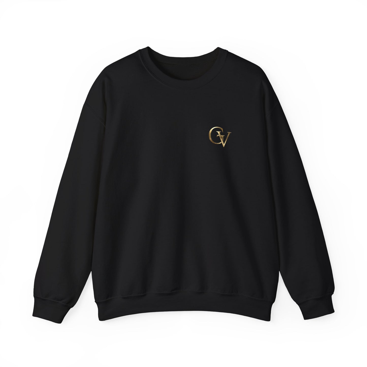 Renewed Strength Unisex Christian Sweatshirt | GV Gold Monogram Collection Isaiah 40:31 Bible Verse Faith Streetwear Apparel
