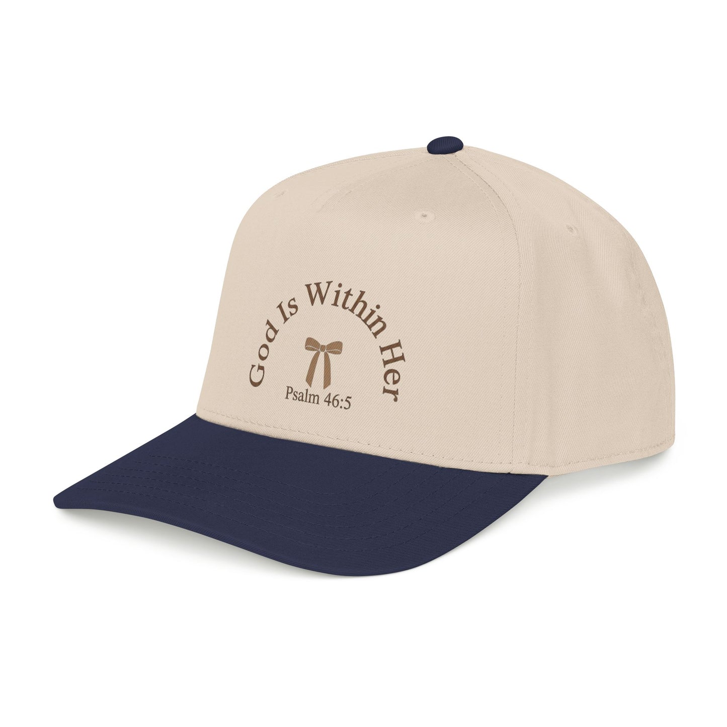 Christian Mid Profile Baseball Cap | Faith-Based Snapback Hat for Men & Women | Embroidered Bible Verse Cap | Inspirational Christian Apparel Gift