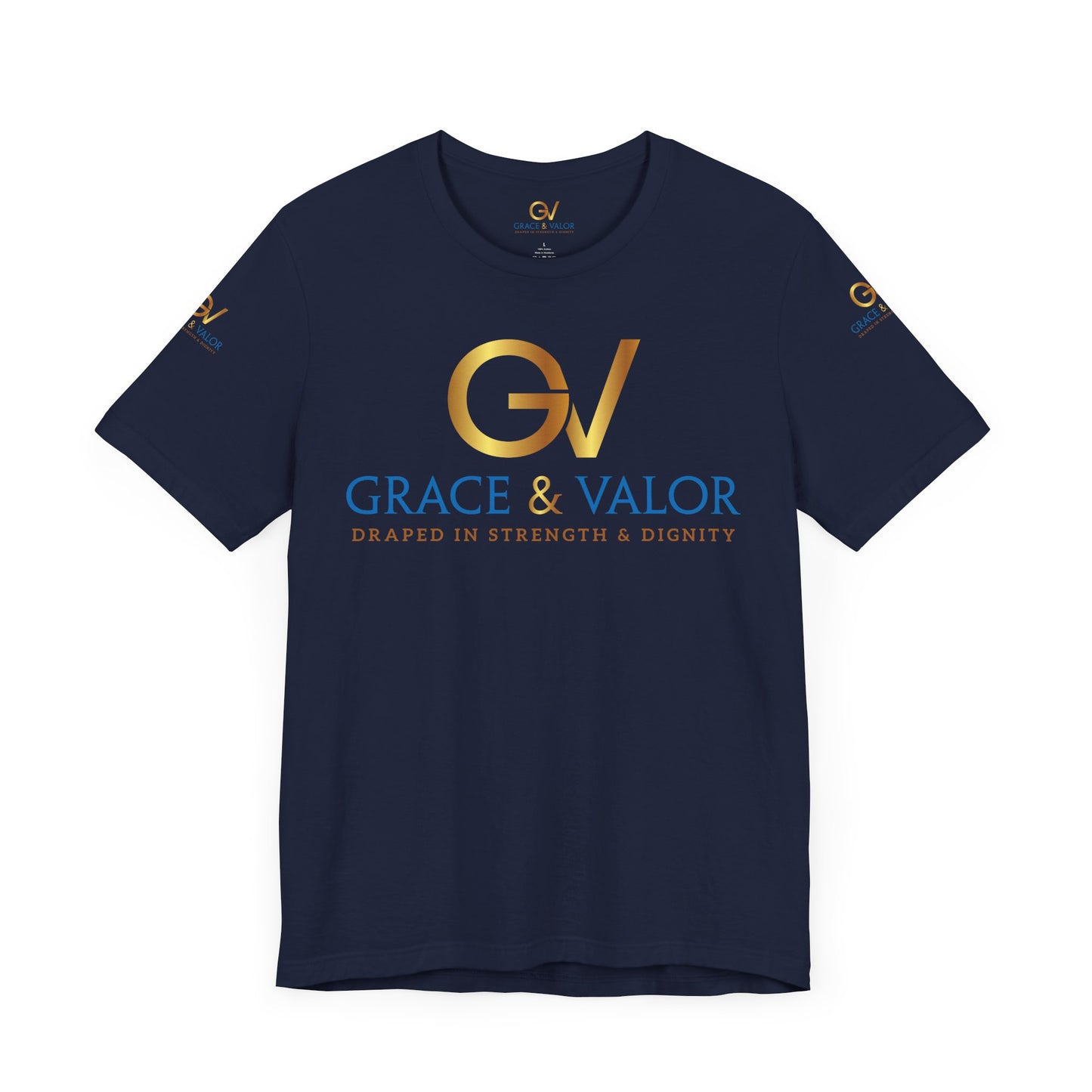GV Original God Favors - Grace & Valor Unisex Jersey Short Sleeve Tee - Strength & Dignity Apparel