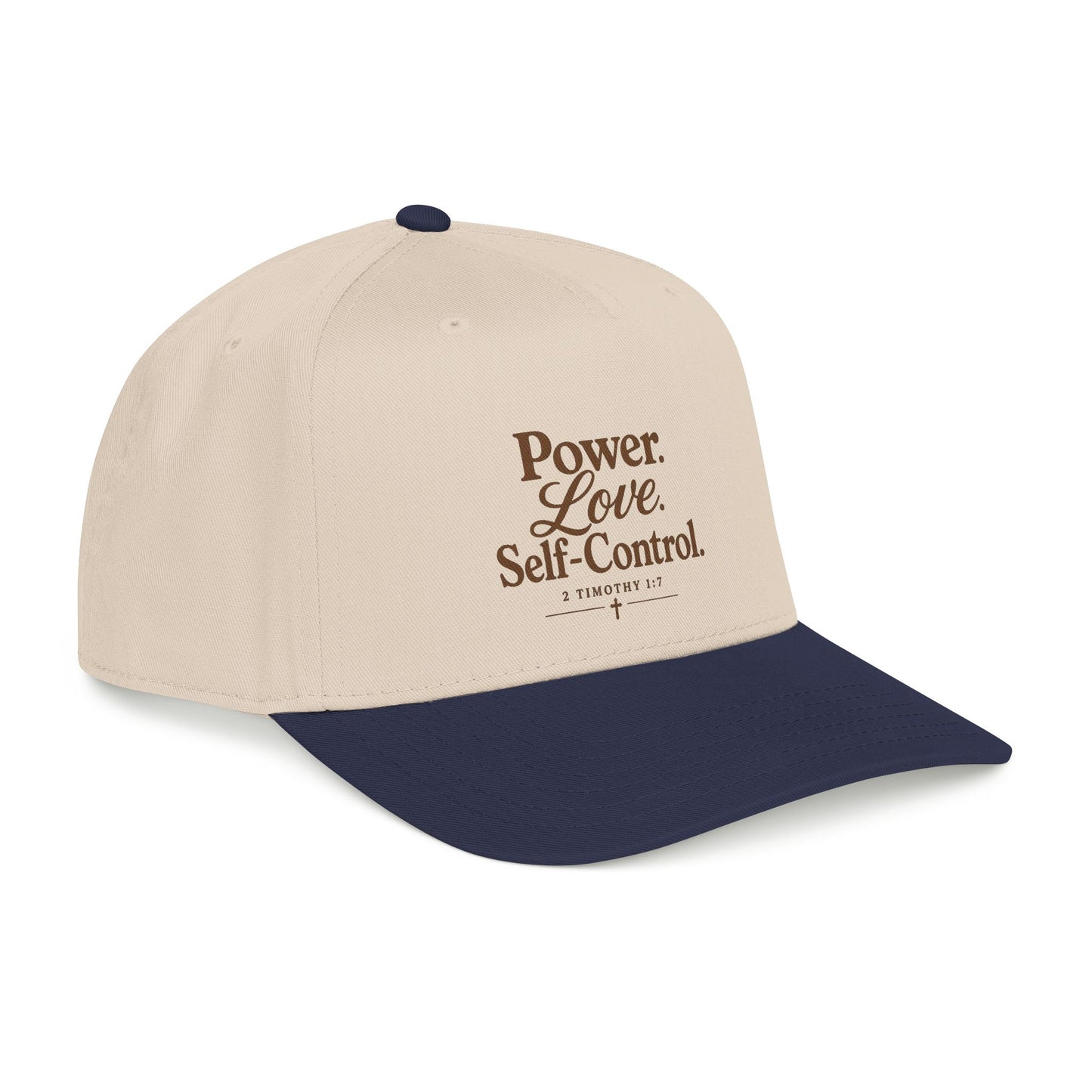 Power Love Self-Control Christian Cap | 2 Timothy 1:7 Bible Verse Snapback Hat | Faith-Based Baseball Cap for Men & Women | Christian Gift