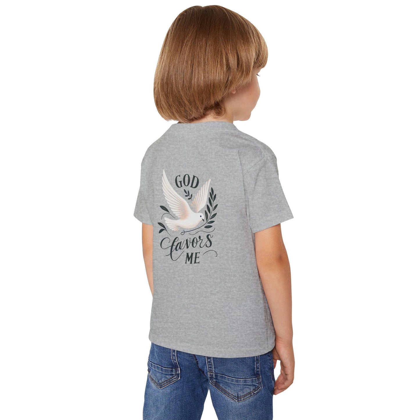 Grace & Valor Toddler T-Shirt - Black Scripture Design