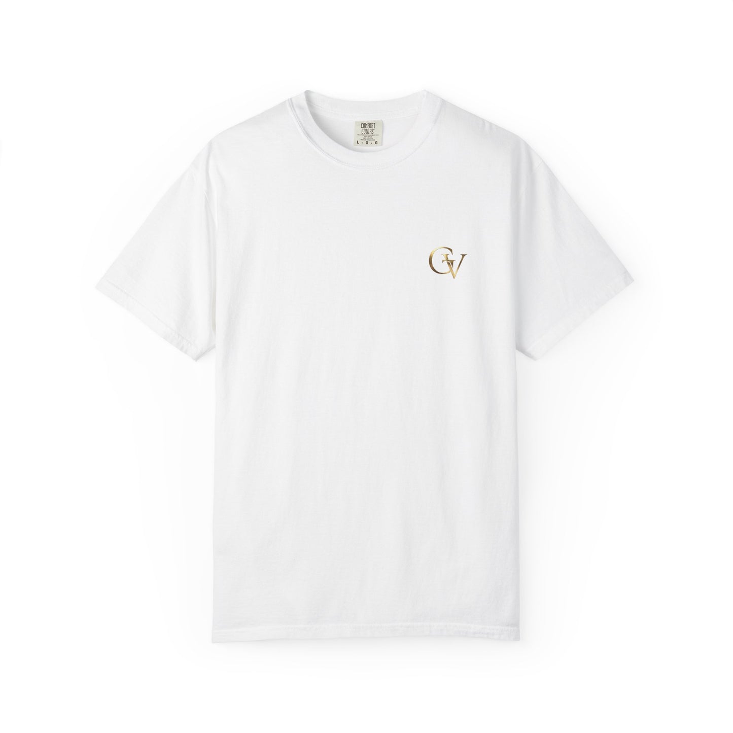 Strong in the Lord Unisex Christian T-Shirt | GV Gold Monogram Collection Ephesians 6:10 Bible Verse Faith Streetwear Apparel