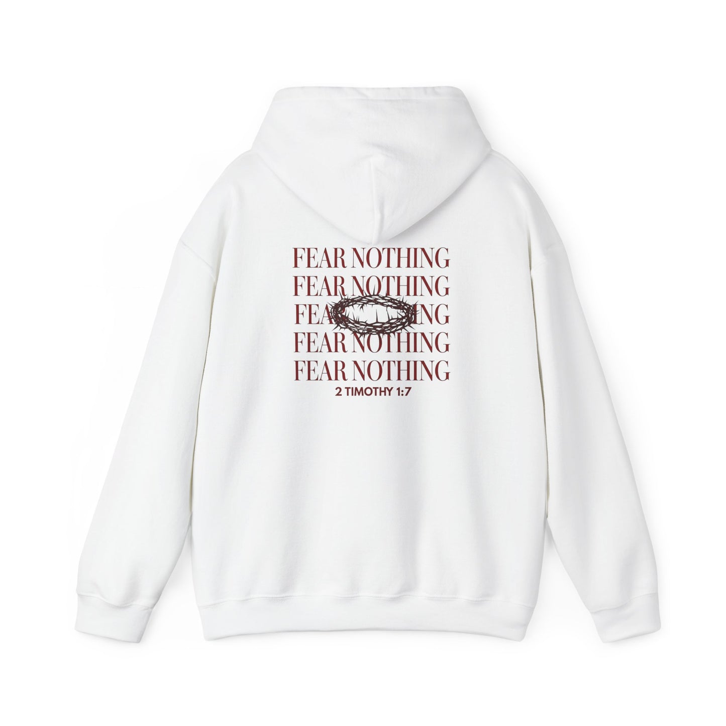Fear Nothing Unisex Christian Hoodie | GV Gold Monogram Collection Faith Streetwear Apparel